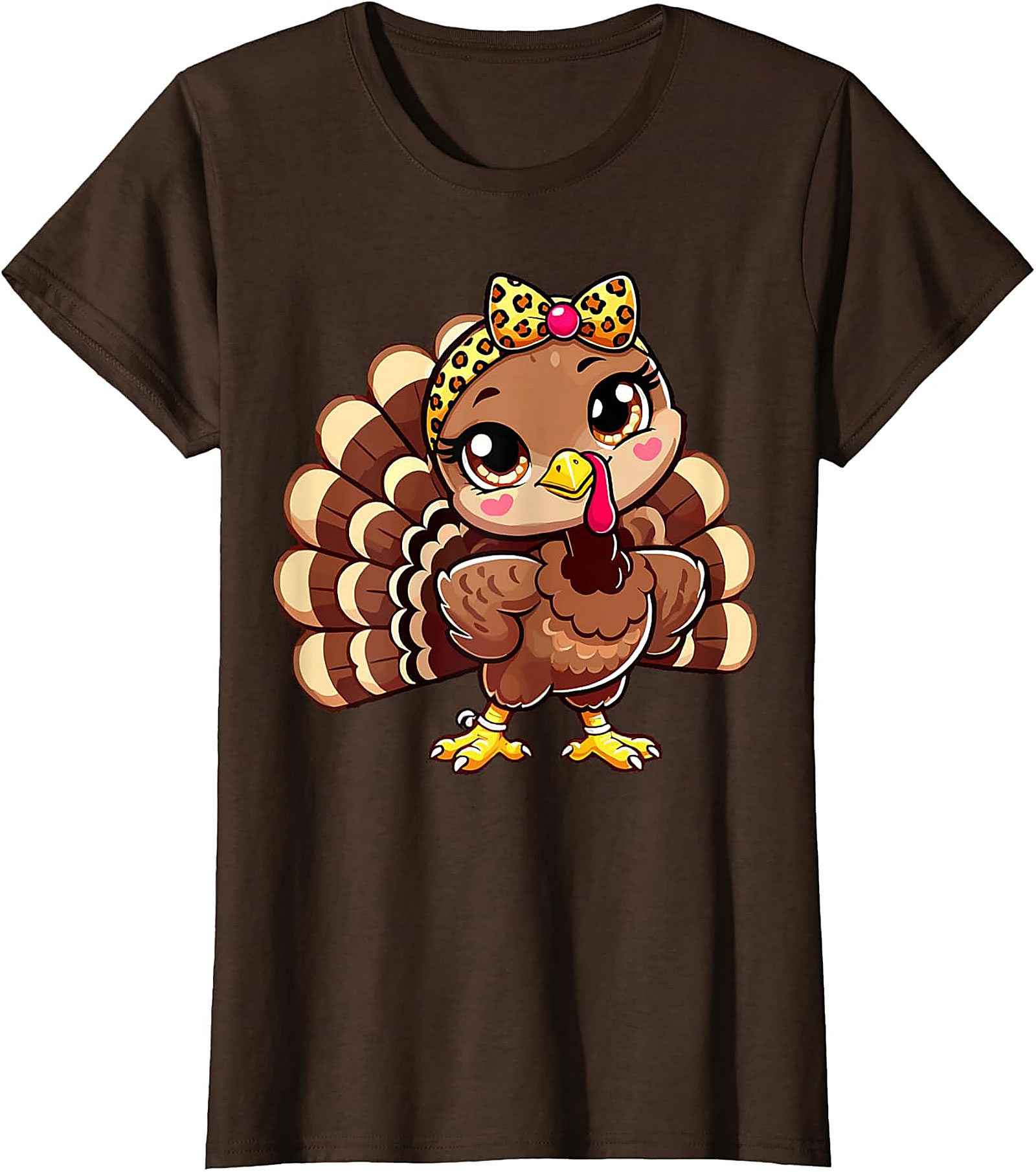Cute Turkey Thanksgiving T-Shirt | Funny Graphic Tee
