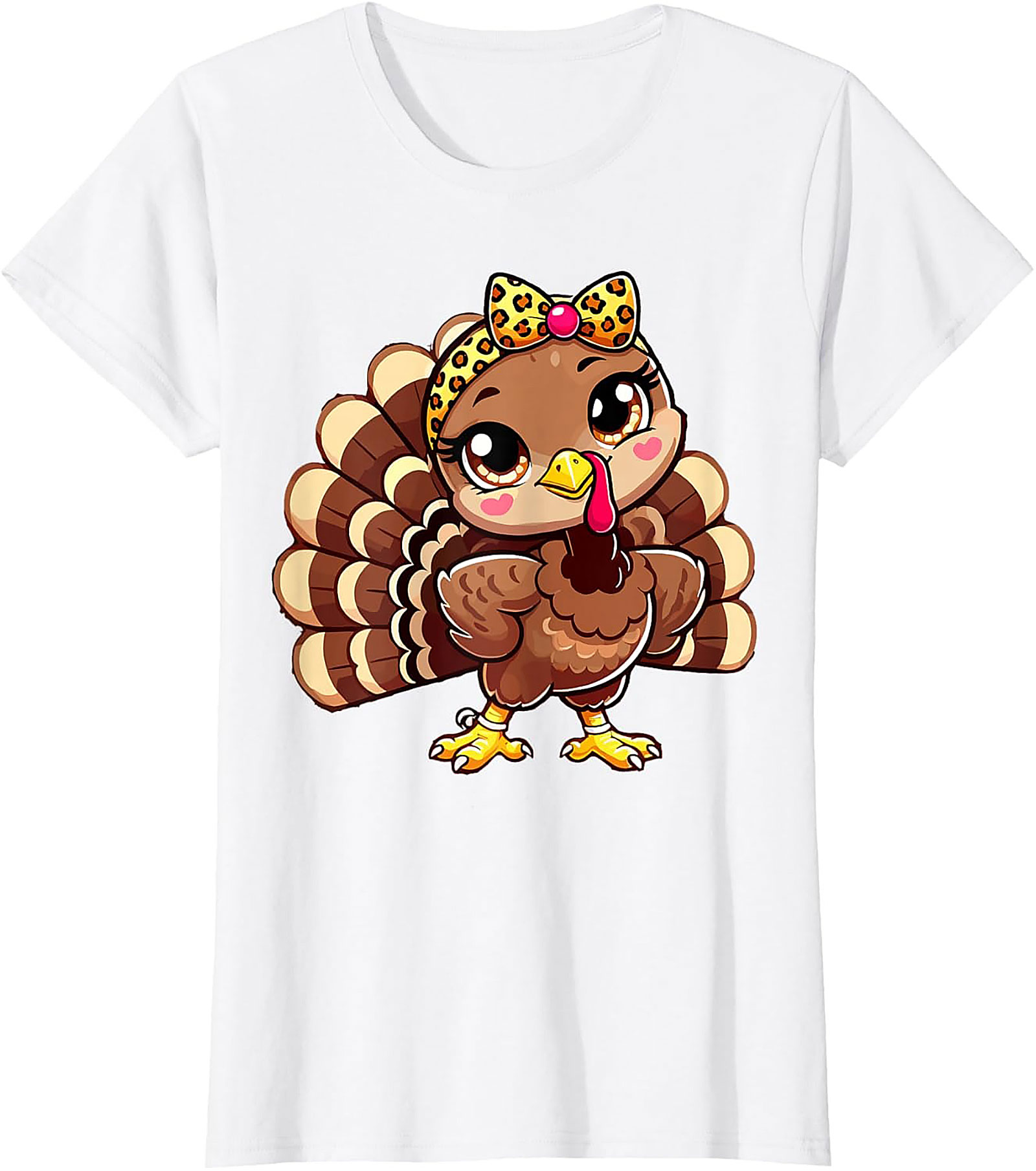 Cute Turkey Thanksgiving T-Shirt | Funny Graphic Tee