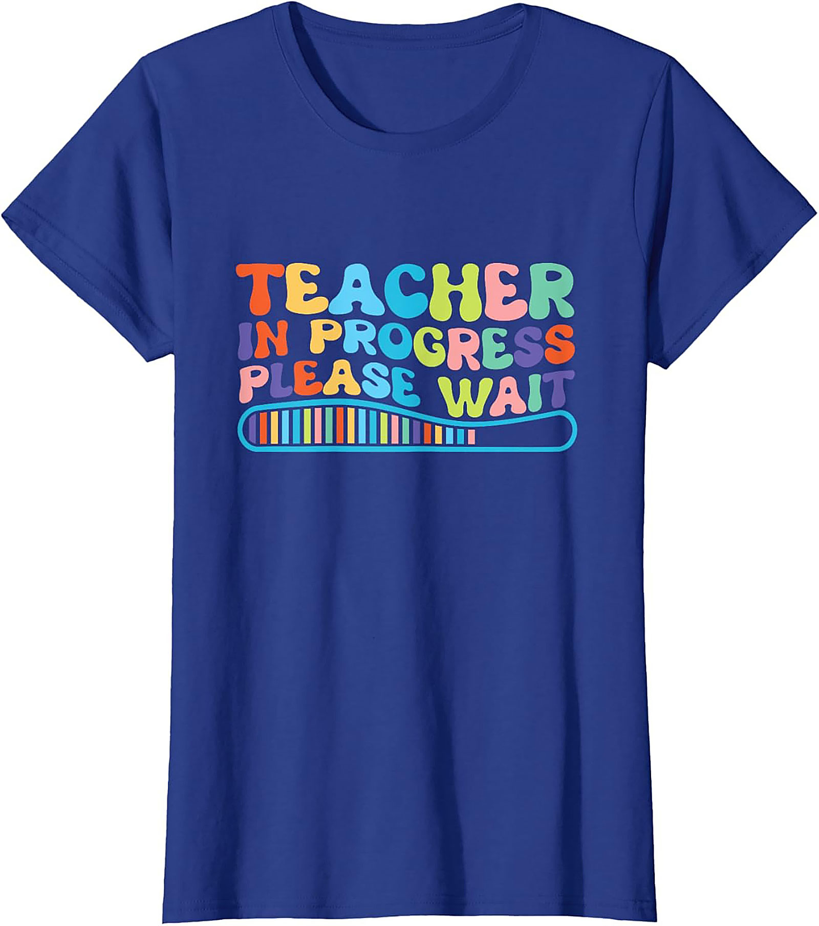 Funny Teacher In Progress T-shirt Groovy Graphic Tee