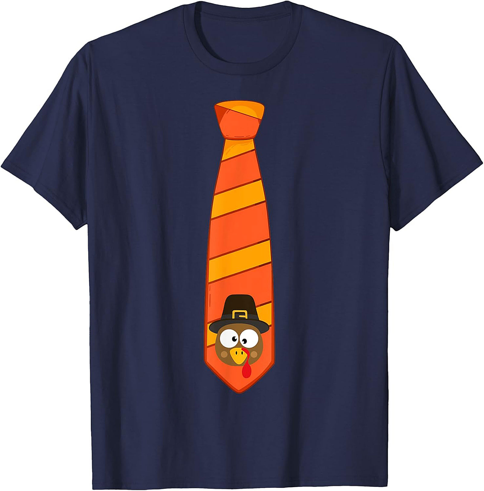 Funny Thanksgiving Tie T-shirt | Turkey Graphic Tee