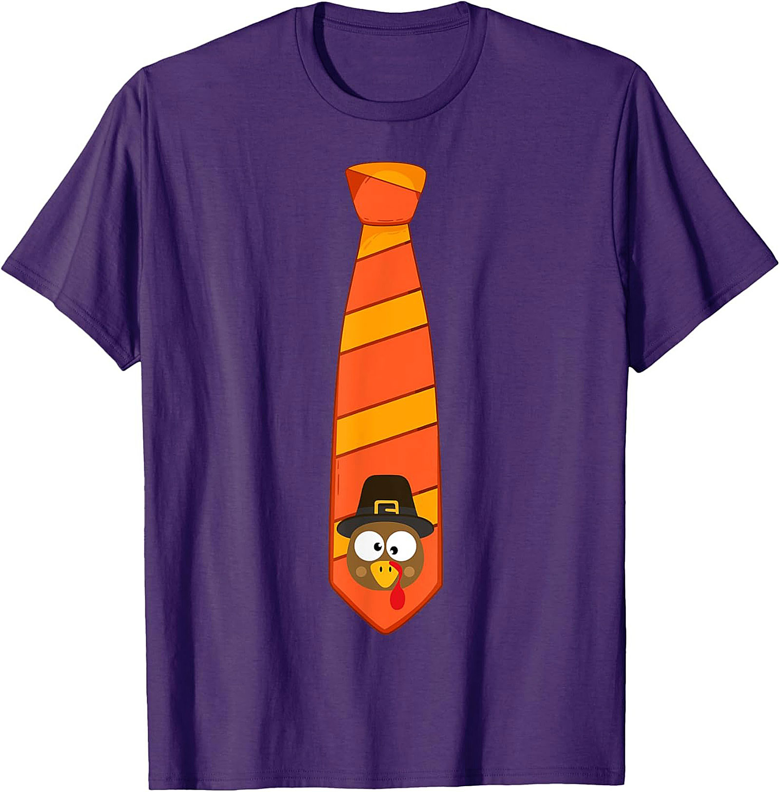 Funny Thanksgiving Tie T-shirt | Turkey Graphic Tee