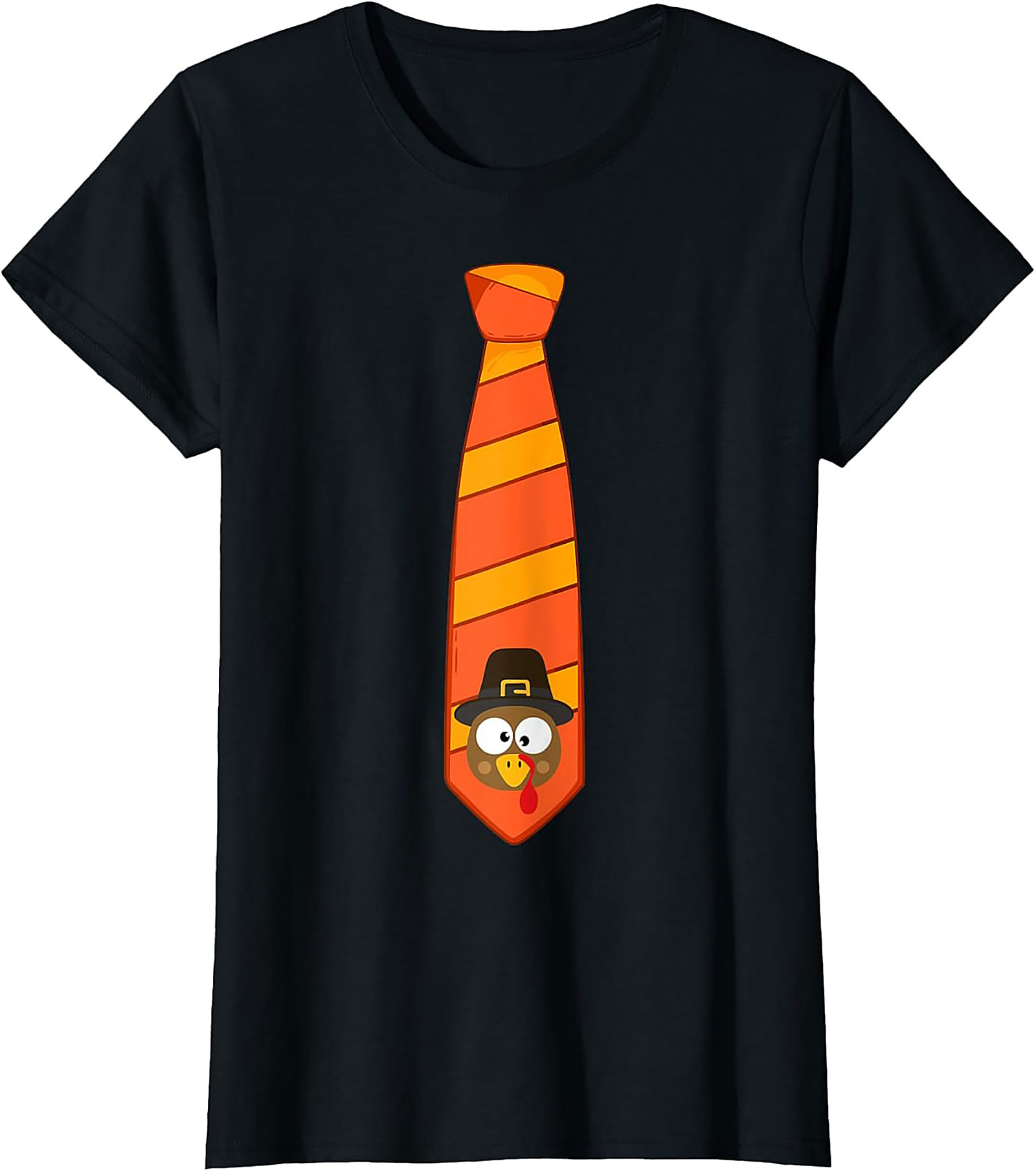 Funny Thanksgiving Tie T-shirt | Turkey Graphic Tee