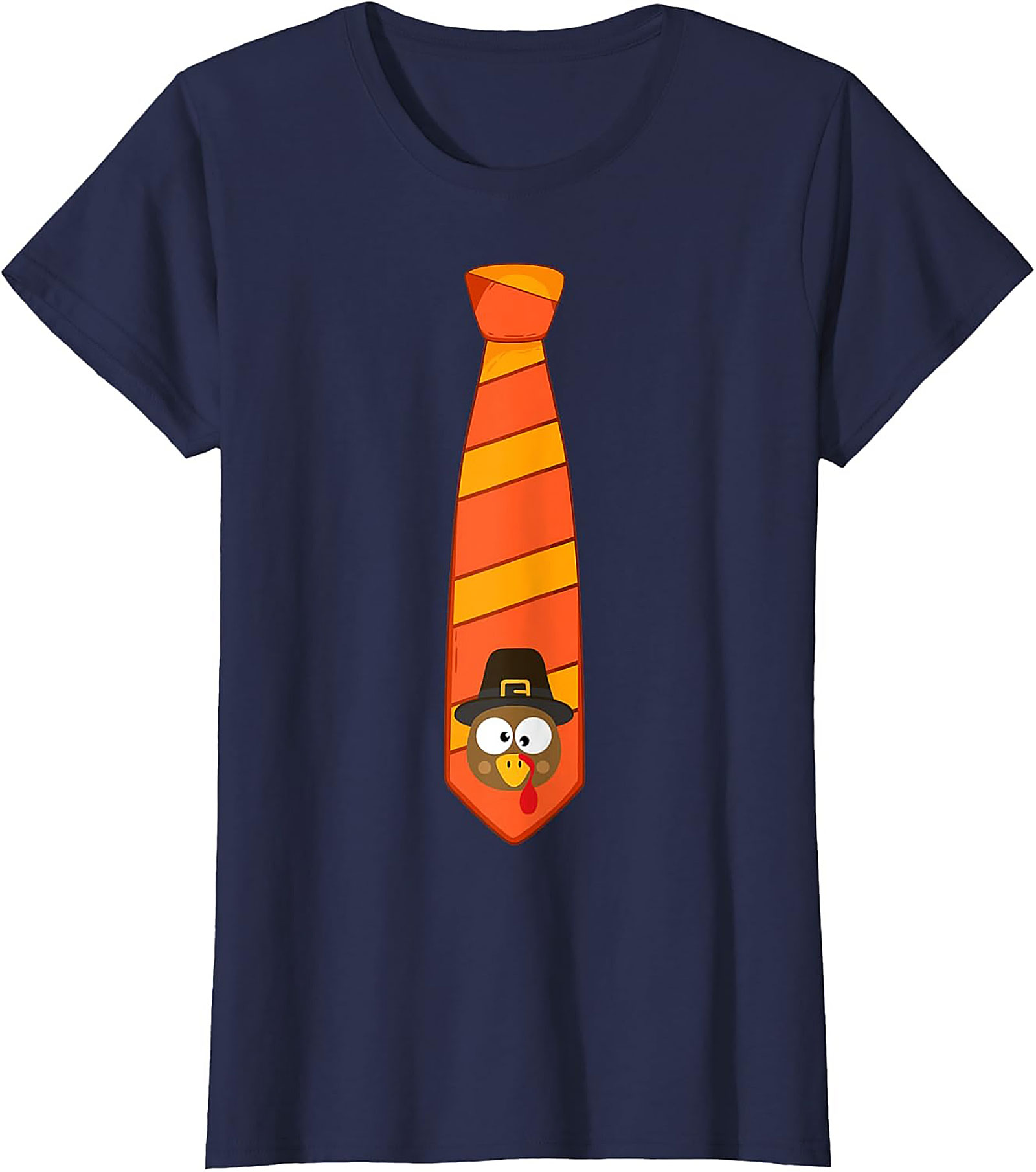 Funny Thanksgiving Tie T-shirt | Turkey Graphic Tee