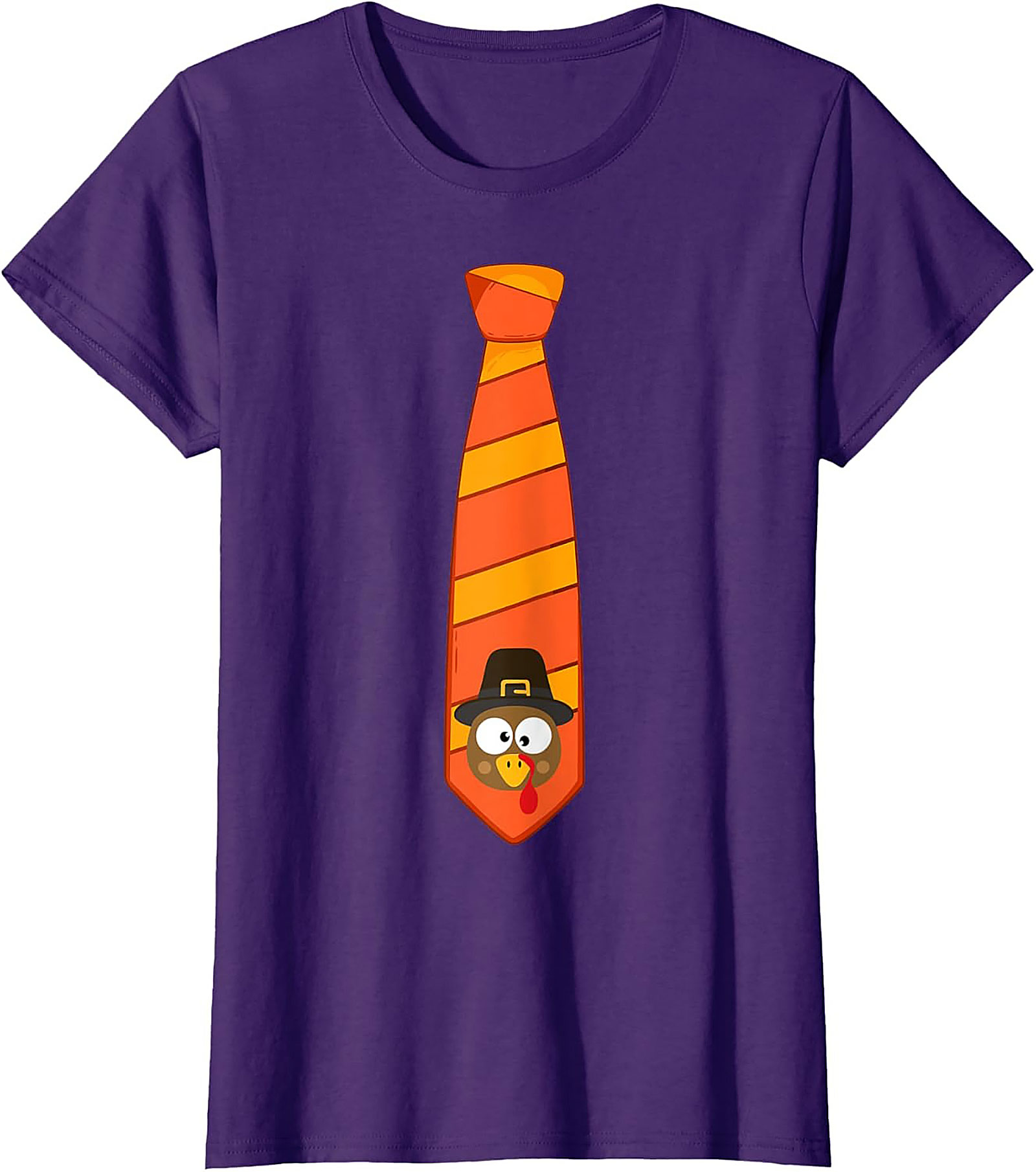 Funny Thanksgiving Tie T-shirt | Turkey Graphic Tee