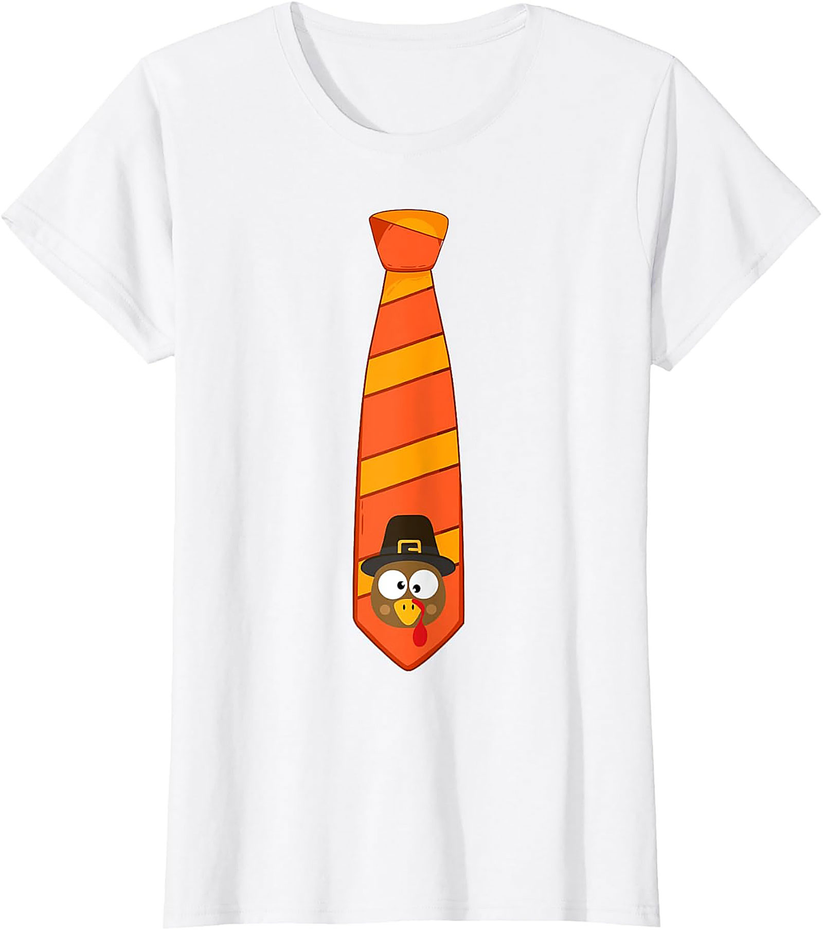 Funny Thanksgiving Tie T-shirt | Turkey Graphic Tee