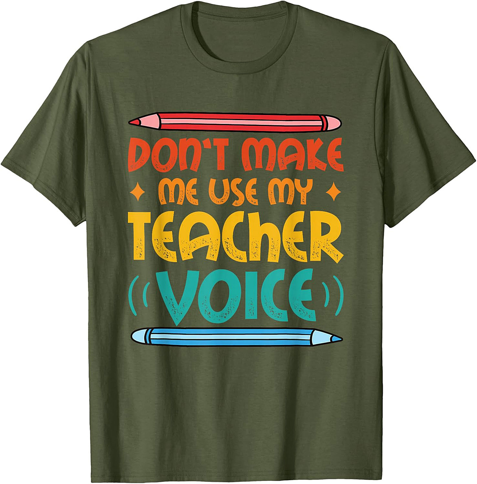 Funny Teacher Voice T-shirt Gift for Educators