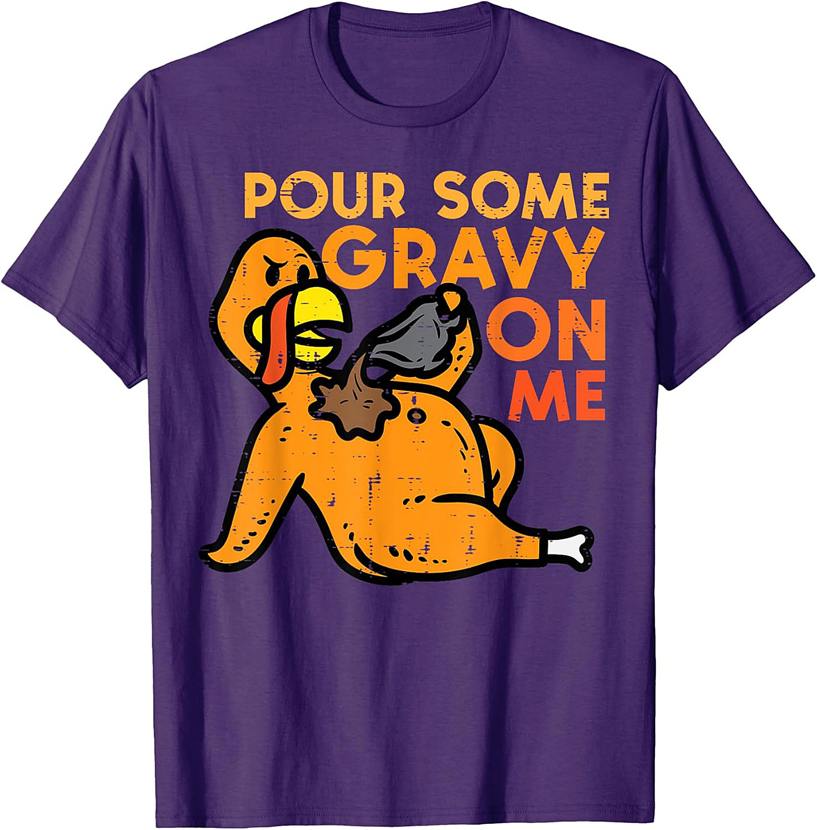Funny Thanksgiving T-shirt | Pour Some Gravy On Me Tee