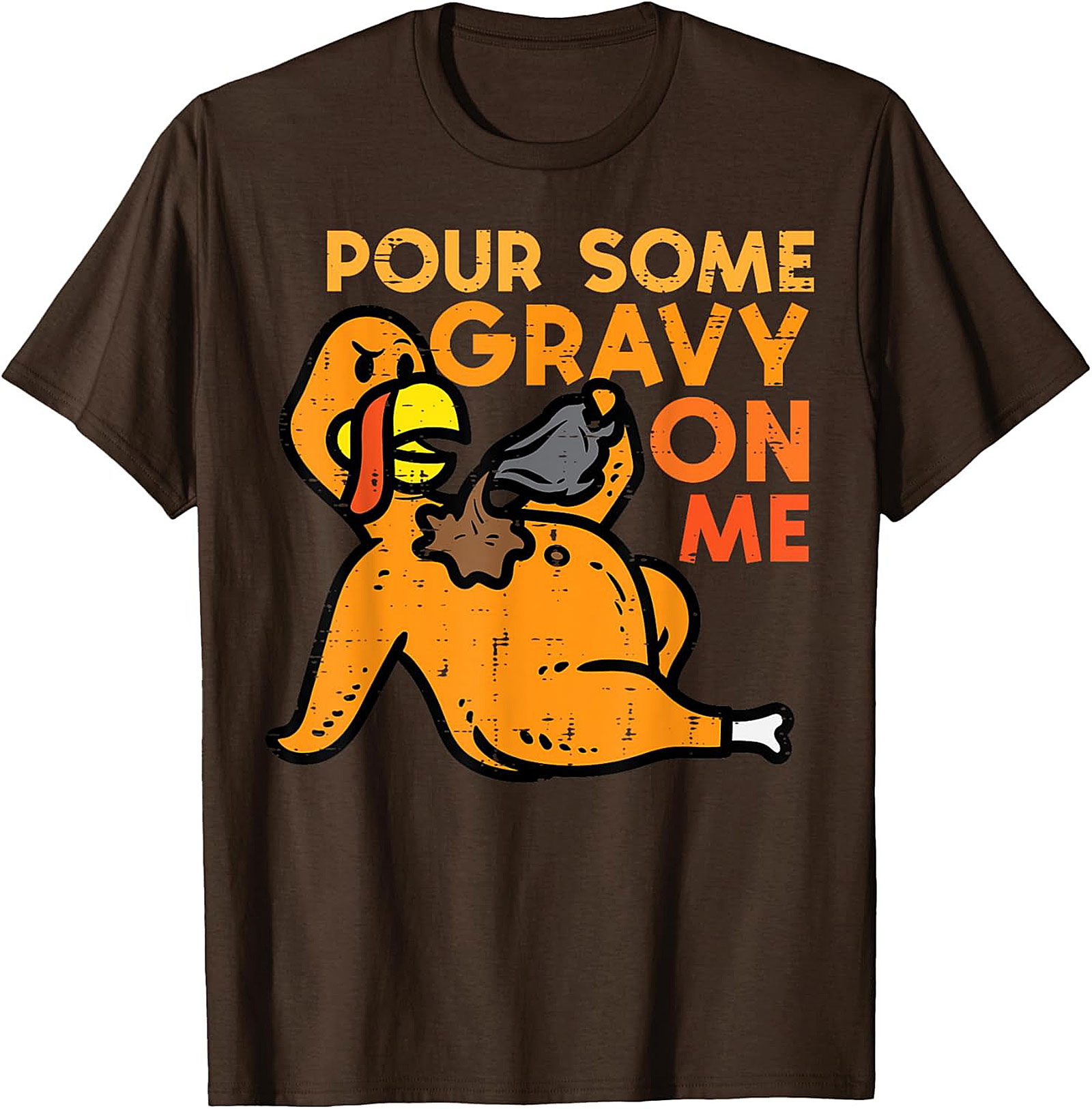 Funny Thanksgiving T-shirt | Pour Some Gravy On Me Tee