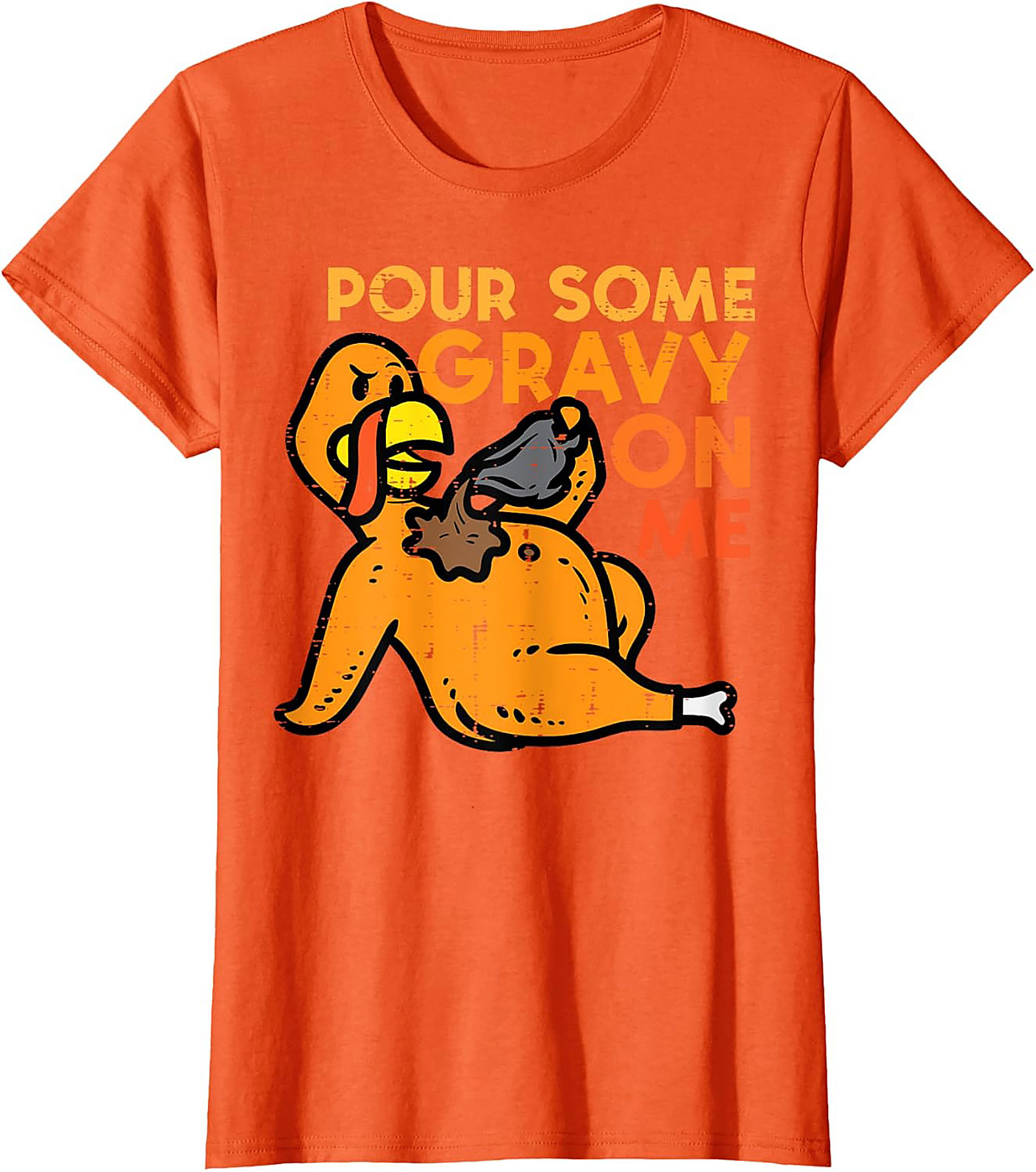 Funny Thanksgiving T-shirt | Pour Some Gravy On Me Tee