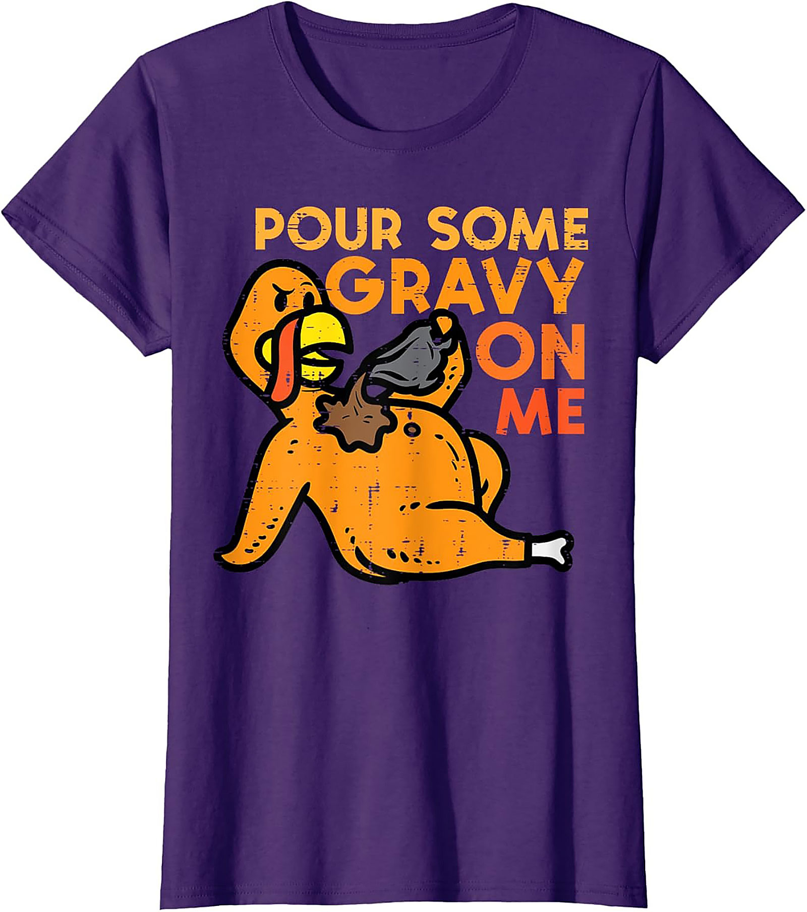 Funny Thanksgiving T-shirt | Pour Some Gravy On Me Tee