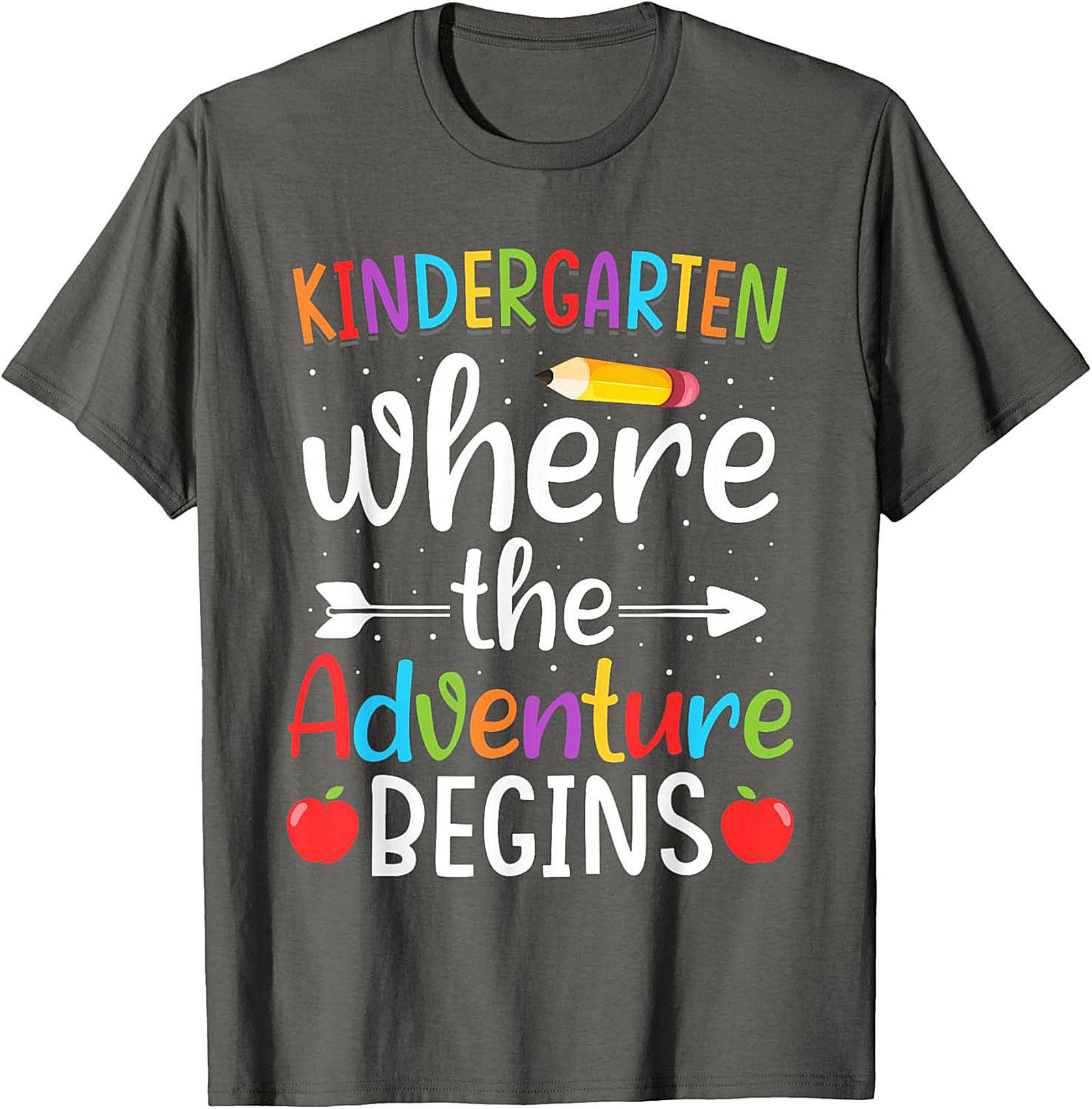 Kindergarten Adventure T-shirt Back to School Teacher Tee