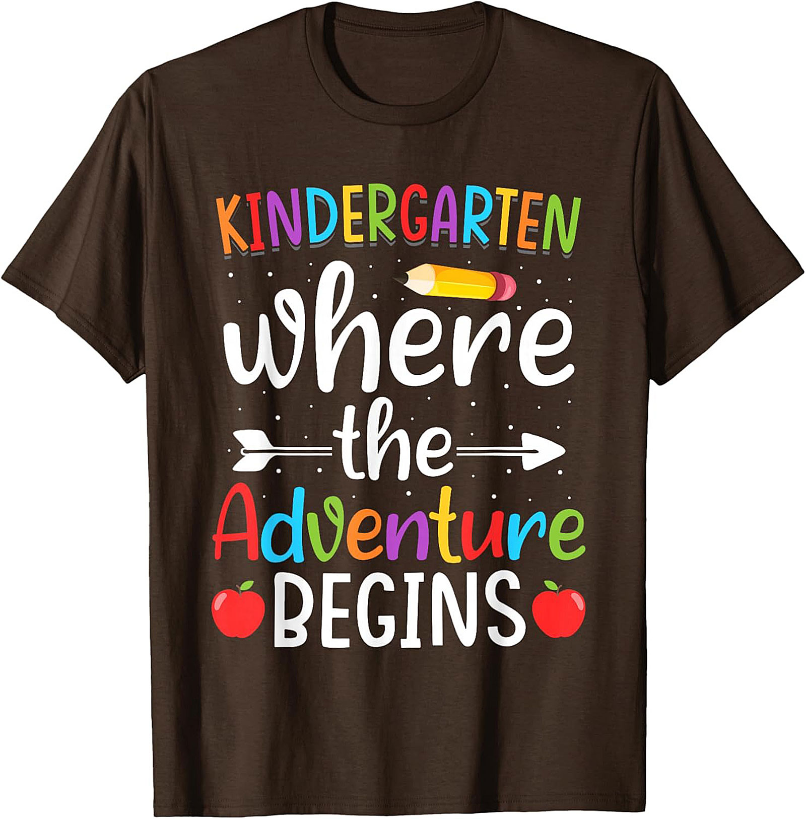 Kindergarten Adventure T-shirt Back to School Teacher Tee