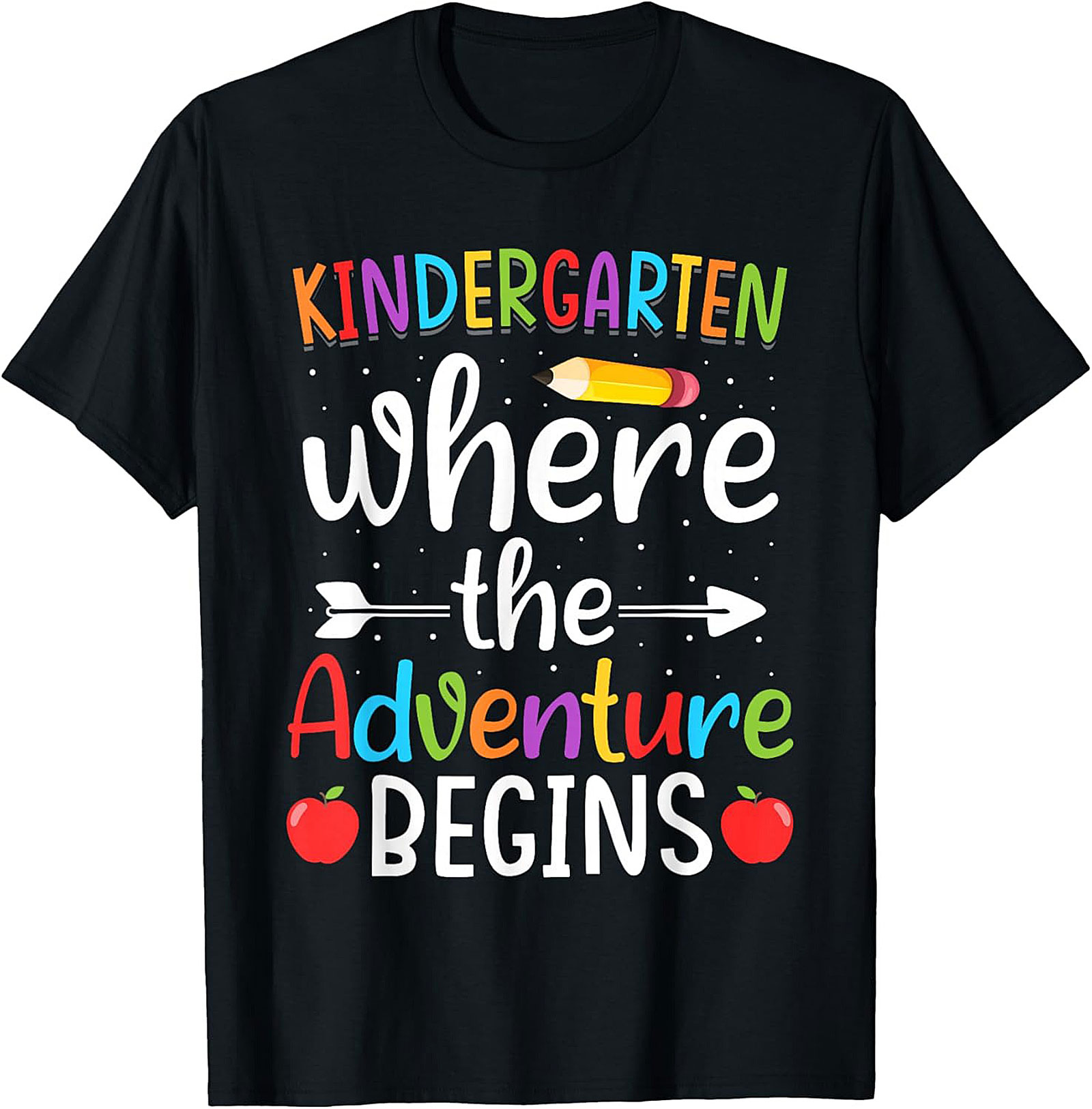 Kindergarten Adventure T-shirt Back to School Teacher Tee