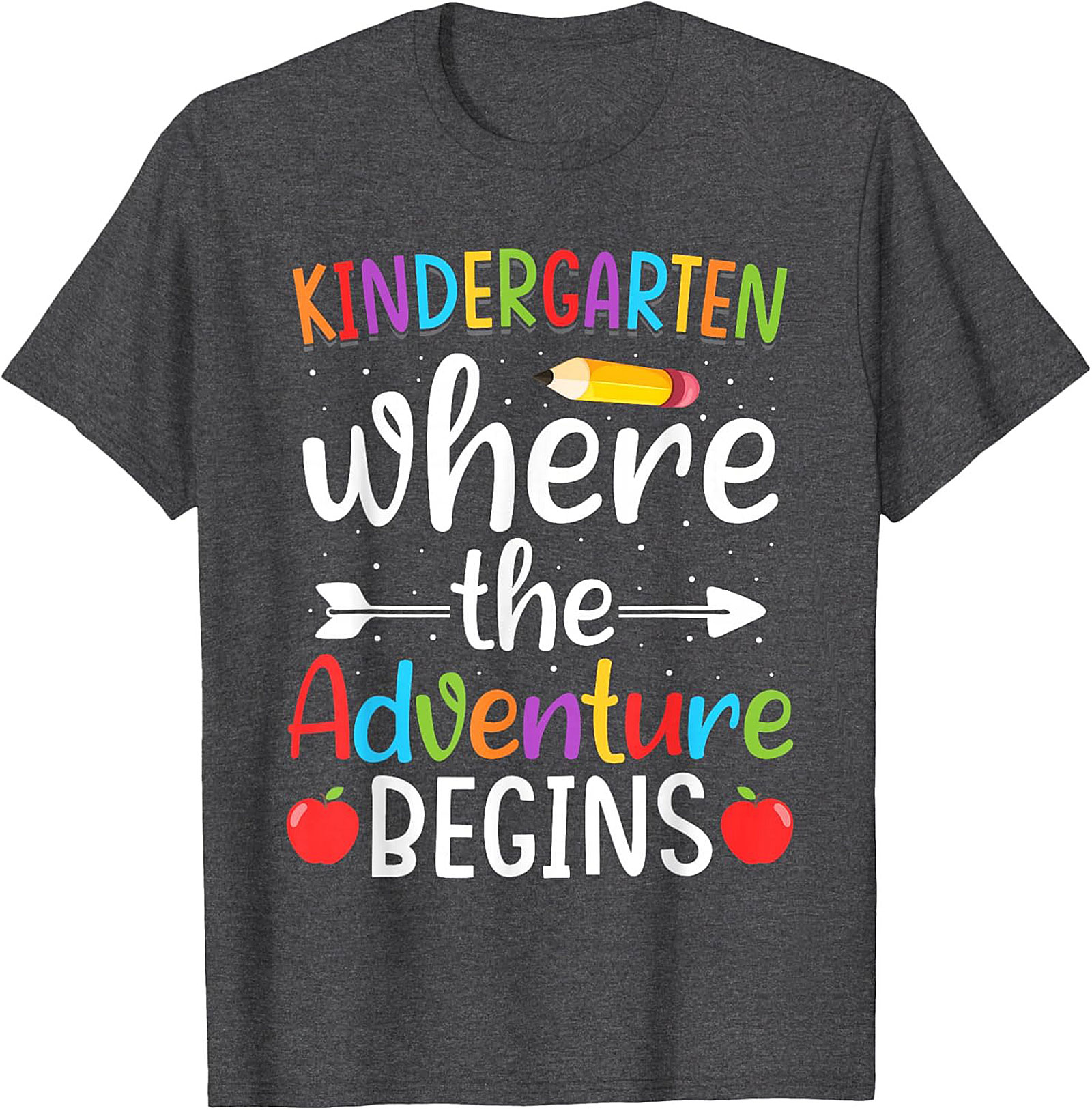 Kindergarten Adventure T-shirt Back to School Teacher Tee