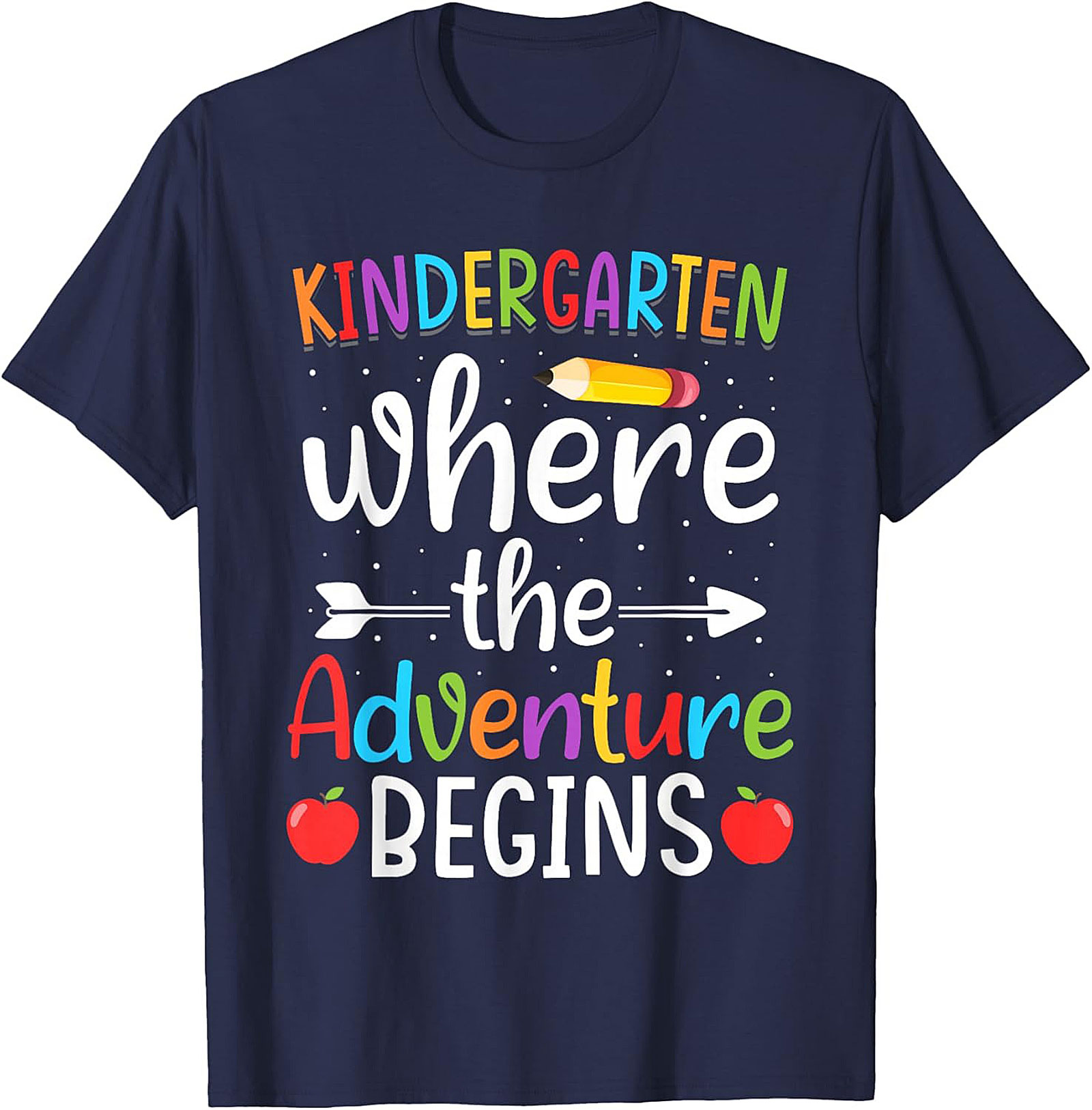 Kindergarten Adventure T-shirt Back to School Teacher Tee