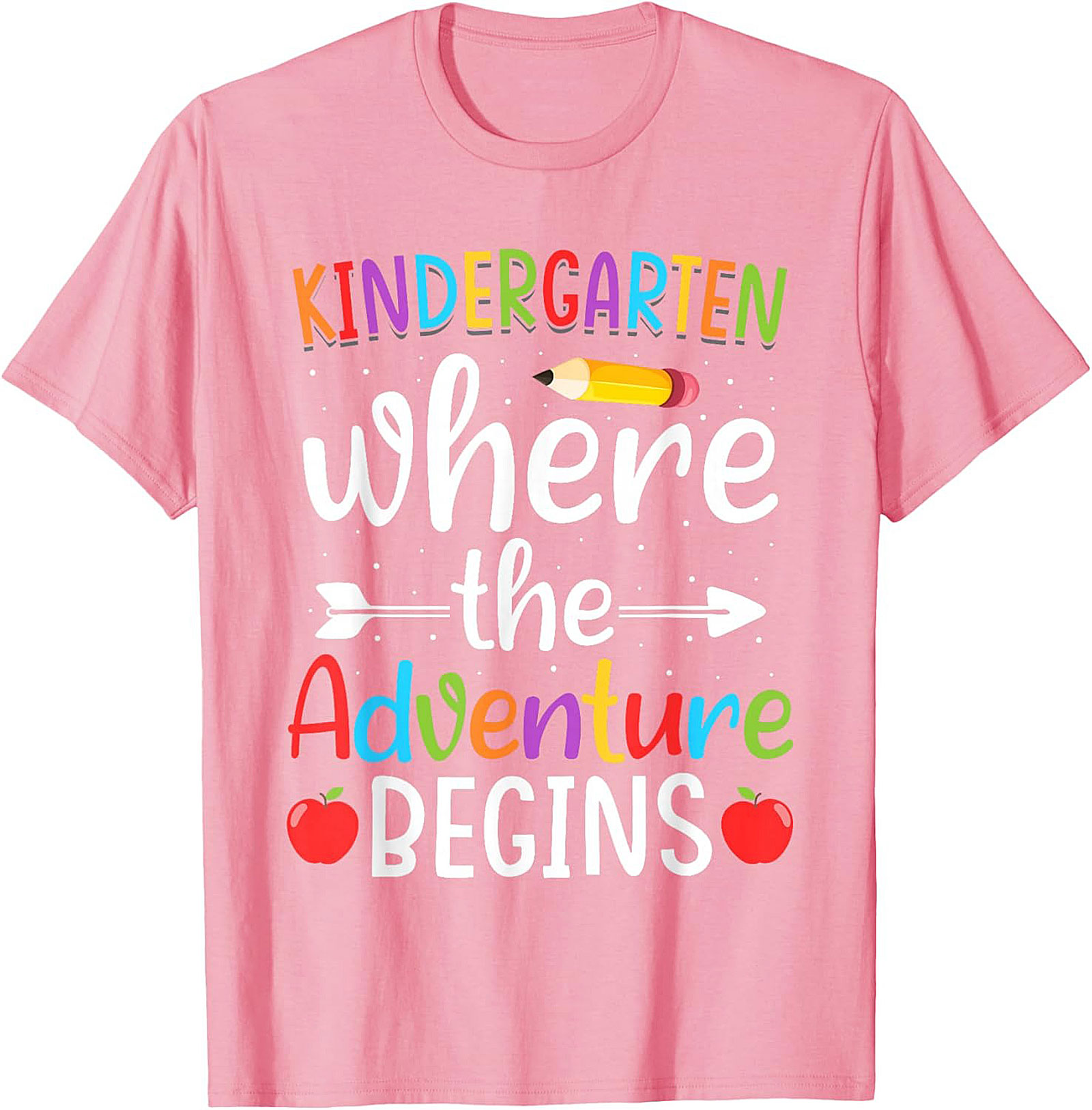 Kindergarten Adventure T-shirt Back to School Teacher Tee