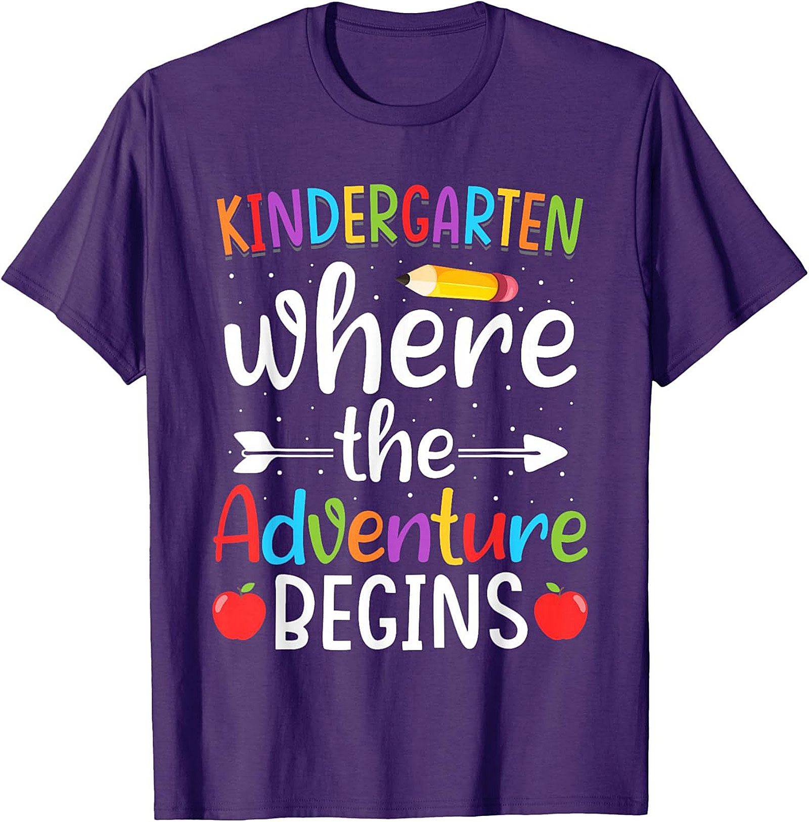 Kindergarten Adventure T-shirt Back to School Teacher Tee