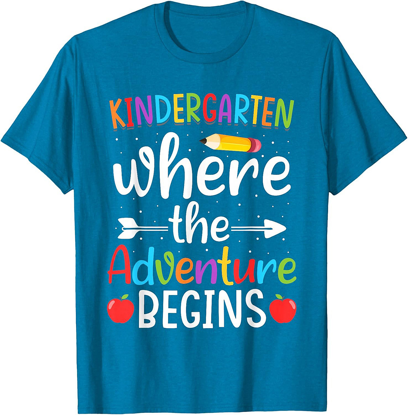 Kindergarten Adventure T-shirt Back to School Teacher Tee