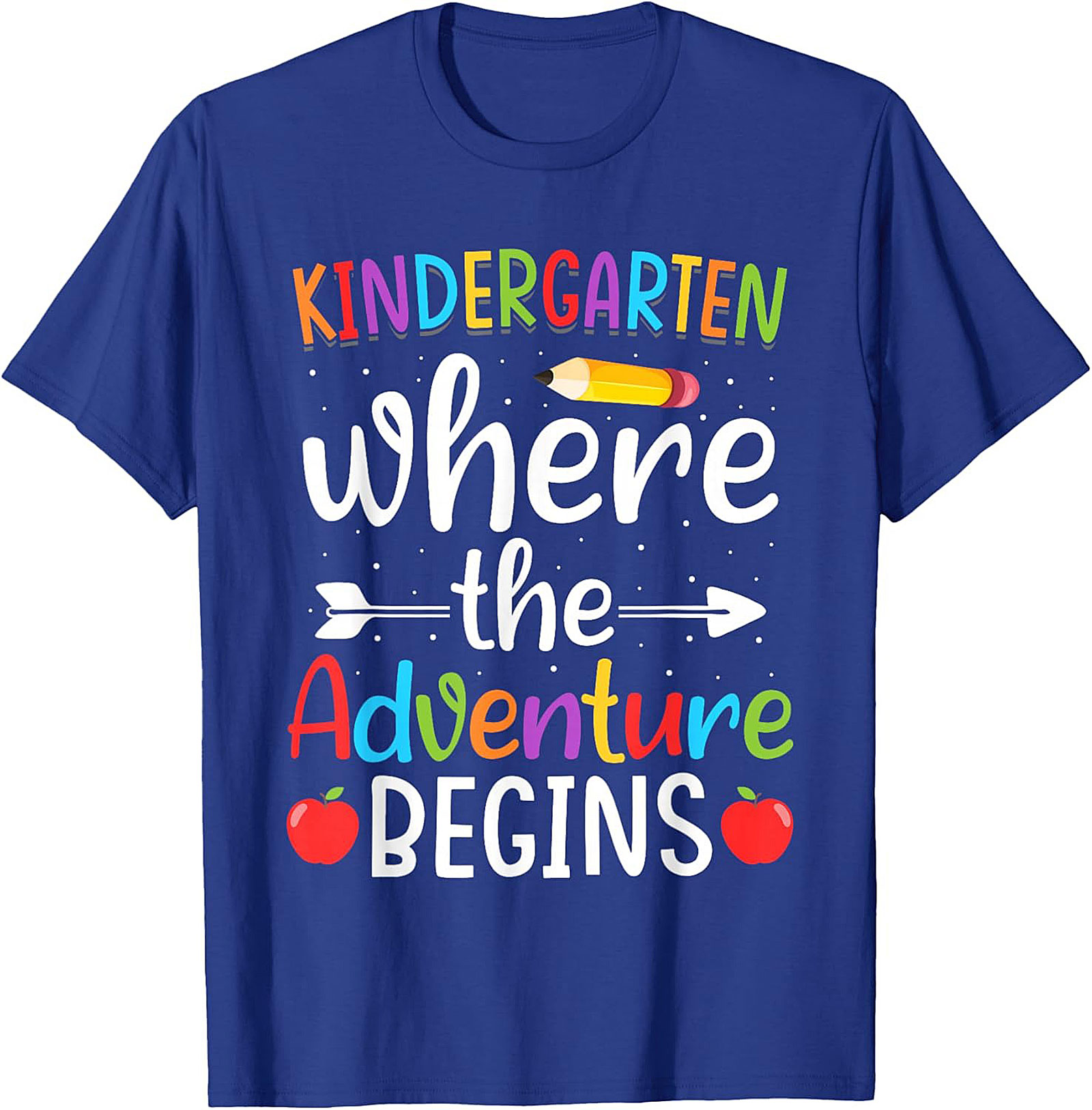 Kindergarten Adventure T-shirt Back to School Teacher Tee