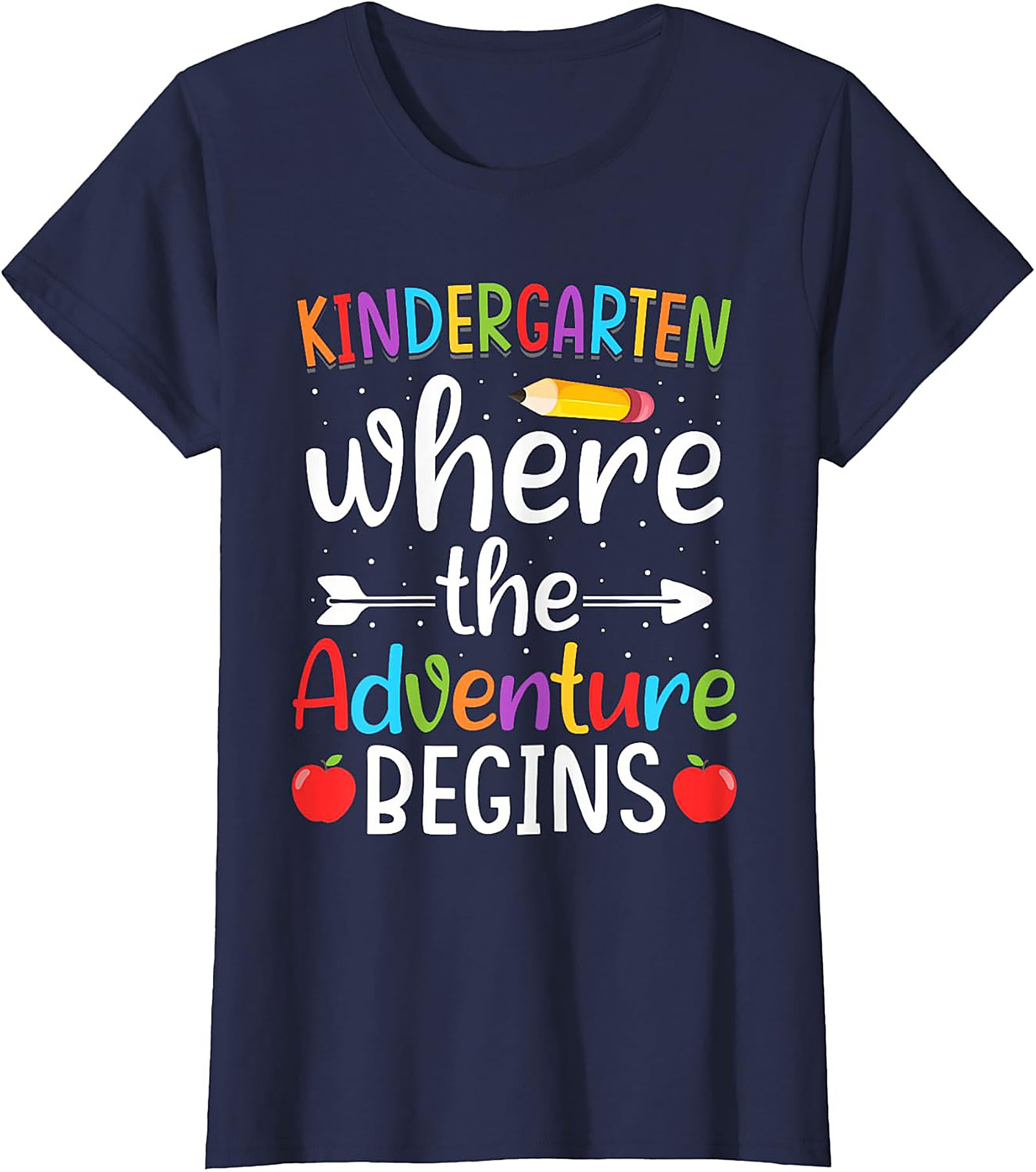 Kindergarten Adventure T-shirt Back to School Teacher Tee