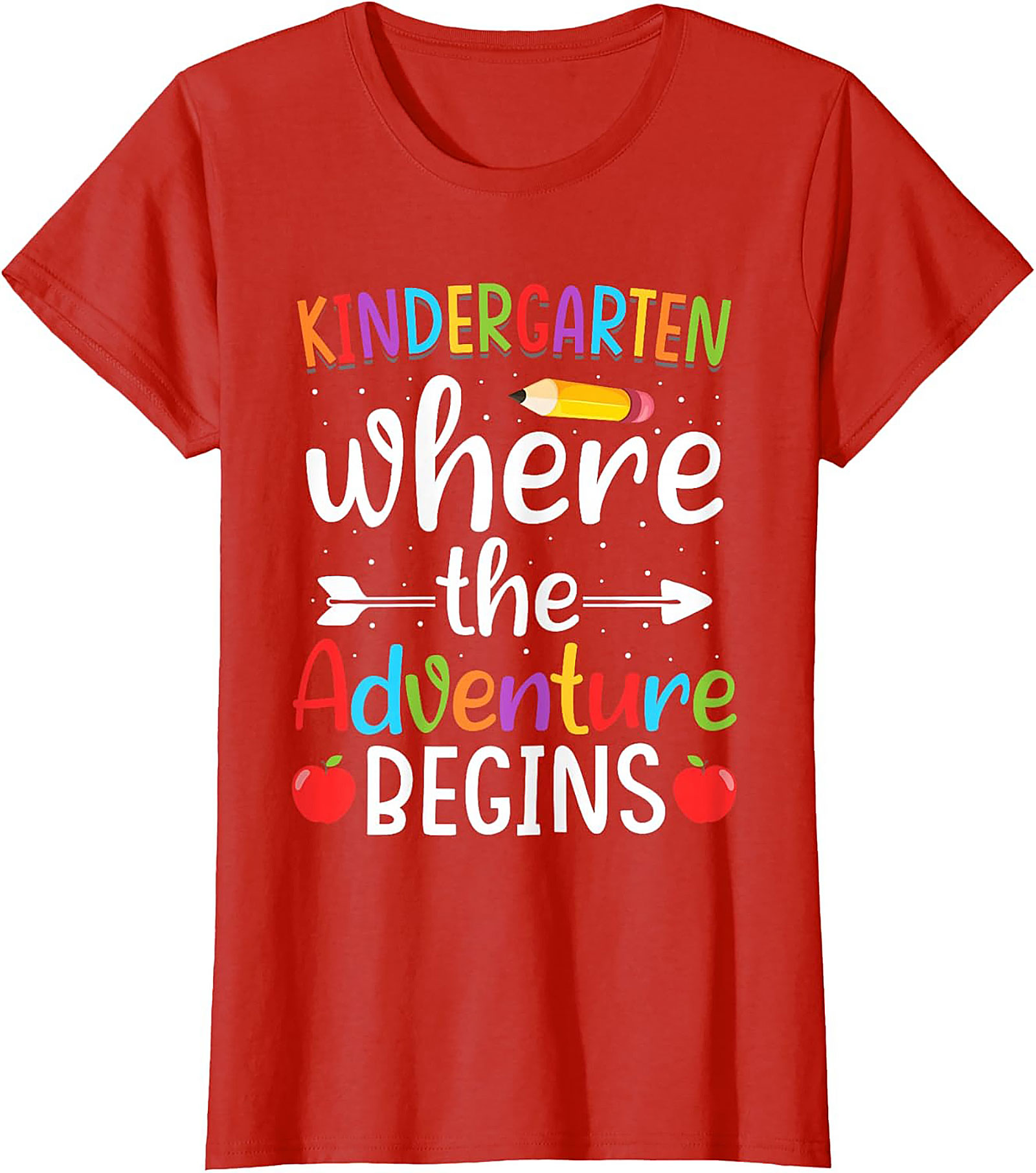 Kindergarten Adventure T-shirt Back to School Teacher Tee