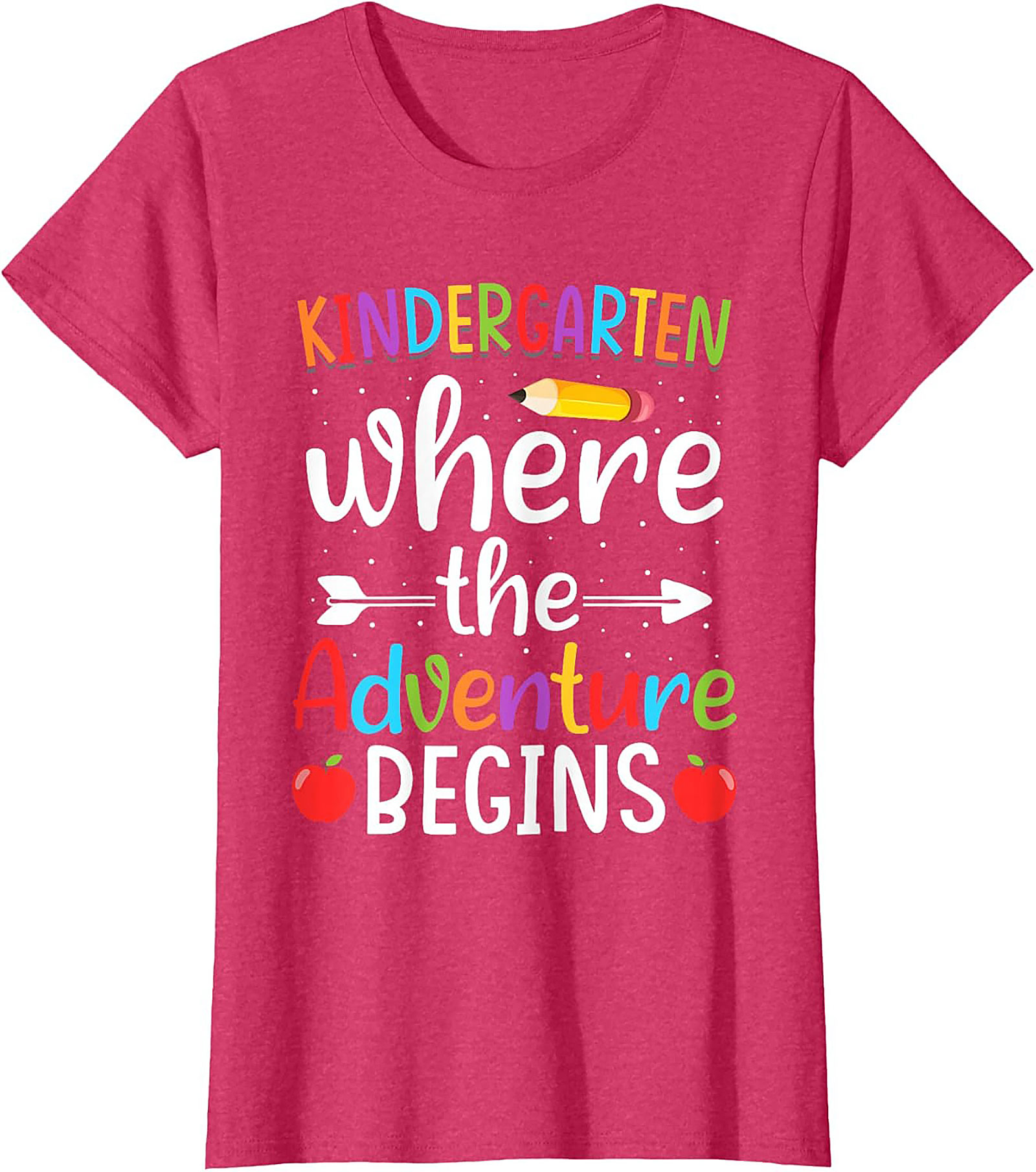 Kindergarten Adventure T-shirt Back to School Teacher Tee