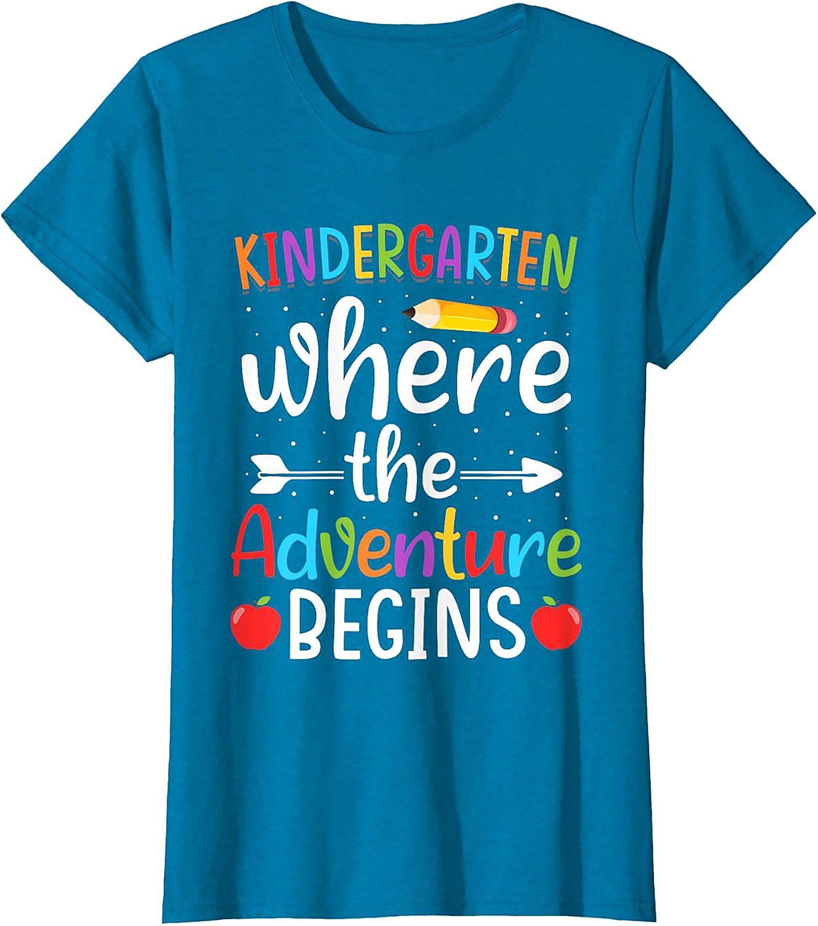 Kindergarten Adventure T-shirt Back to School Teacher Tee