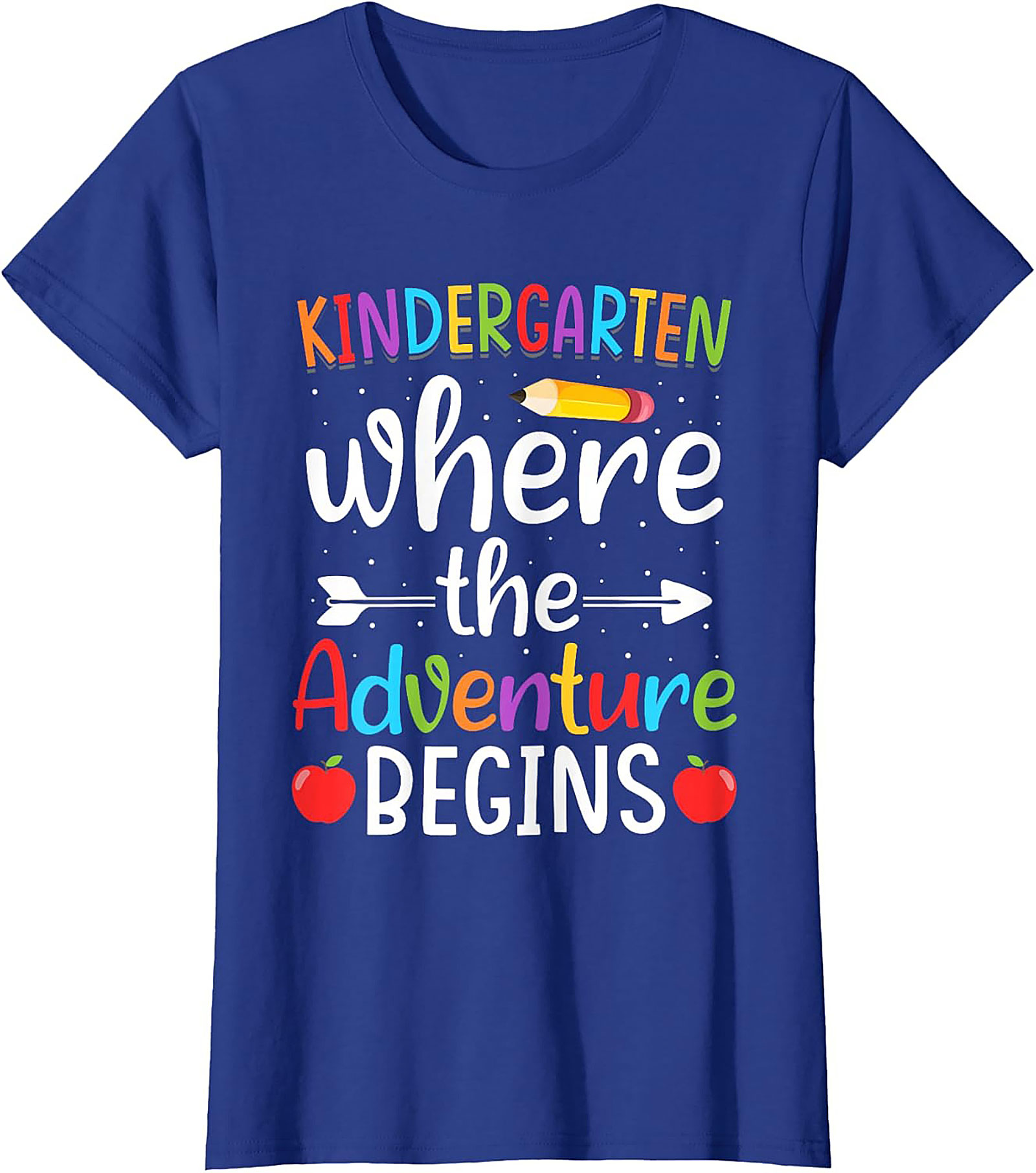 Kindergarten Adventure T-shirt Back to School Teacher Tee