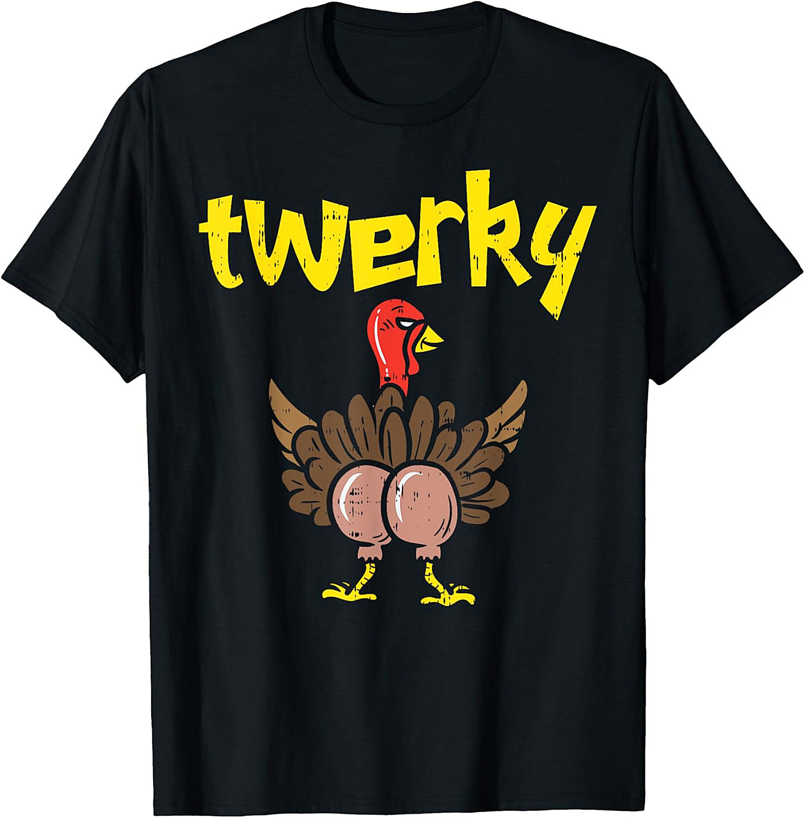 Twerky Turkey Funny Shirt | Thanksgiving Graphic Tee Gift