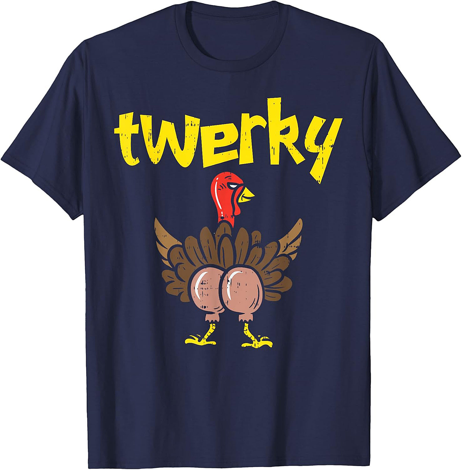 Twerky Turkey Funny Shirt | Thanksgiving Graphic Tee Gift