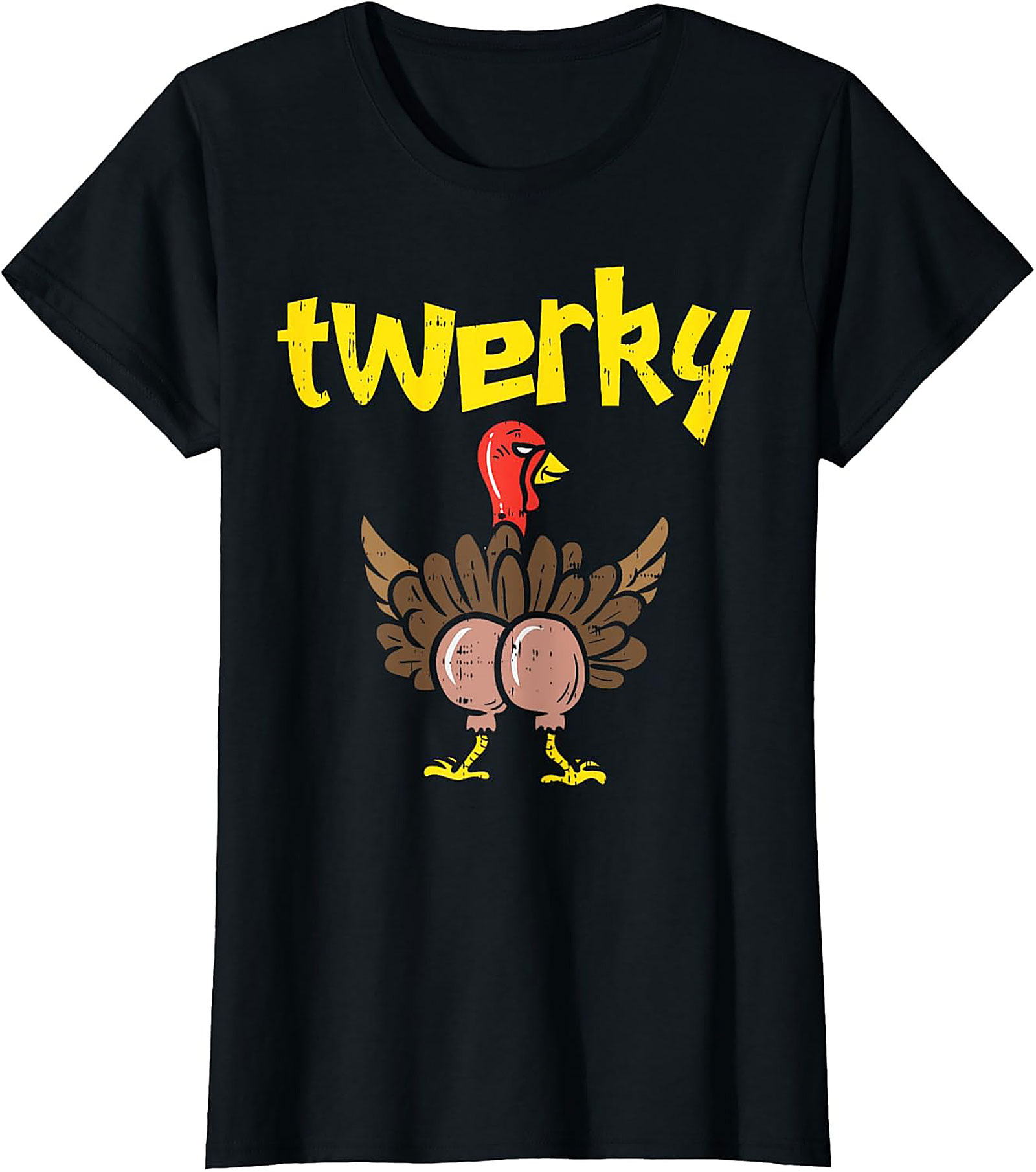 Twerky Turkey Funny Shirt | Thanksgiving Graphic Tee Gift