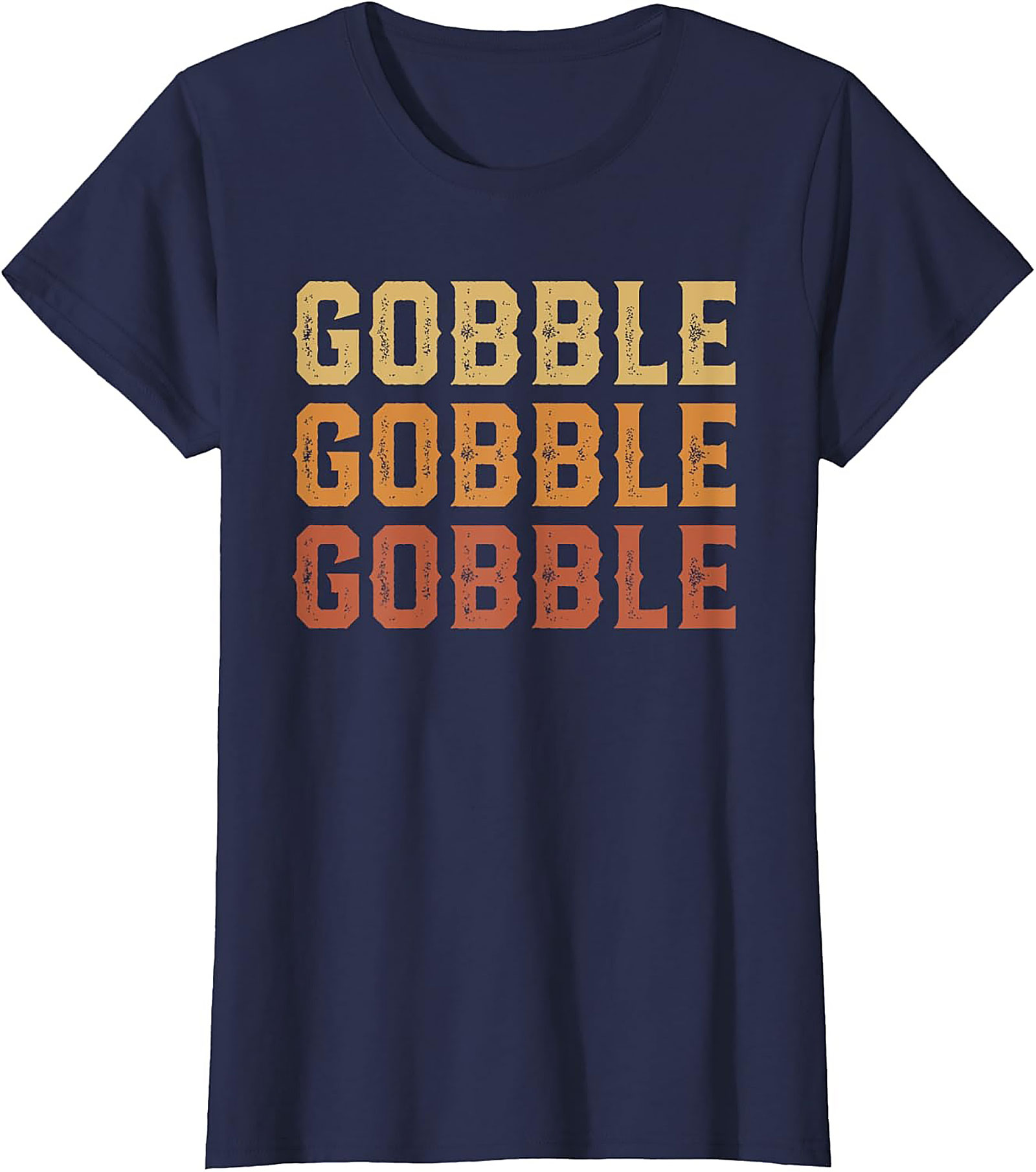 Funny Gobble Gobble T-Shirt | Vintage Thanksgiving Tee