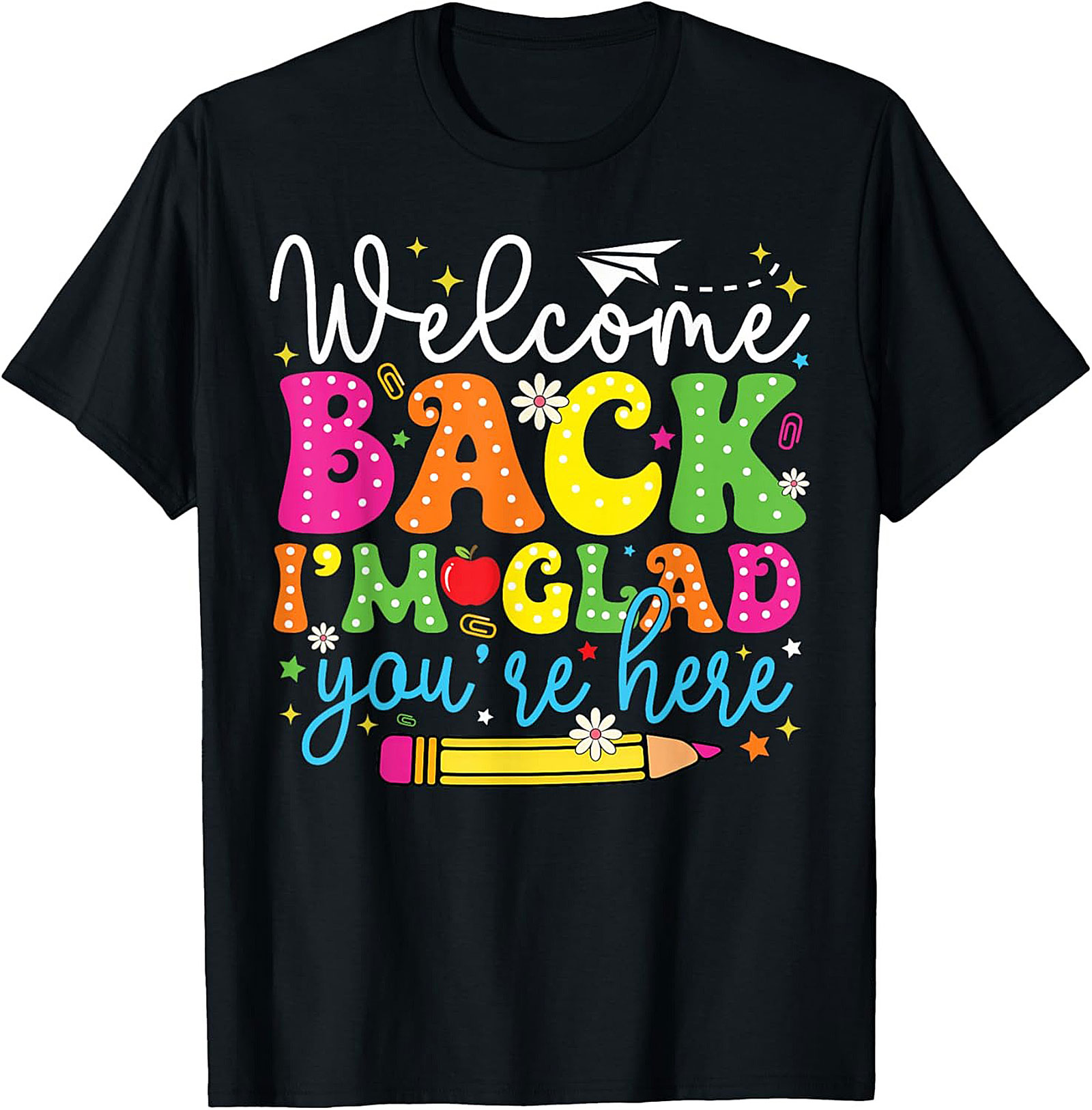 Teacher Welcome Back T-Shirt | Groovy First Day of School Graphic Tee