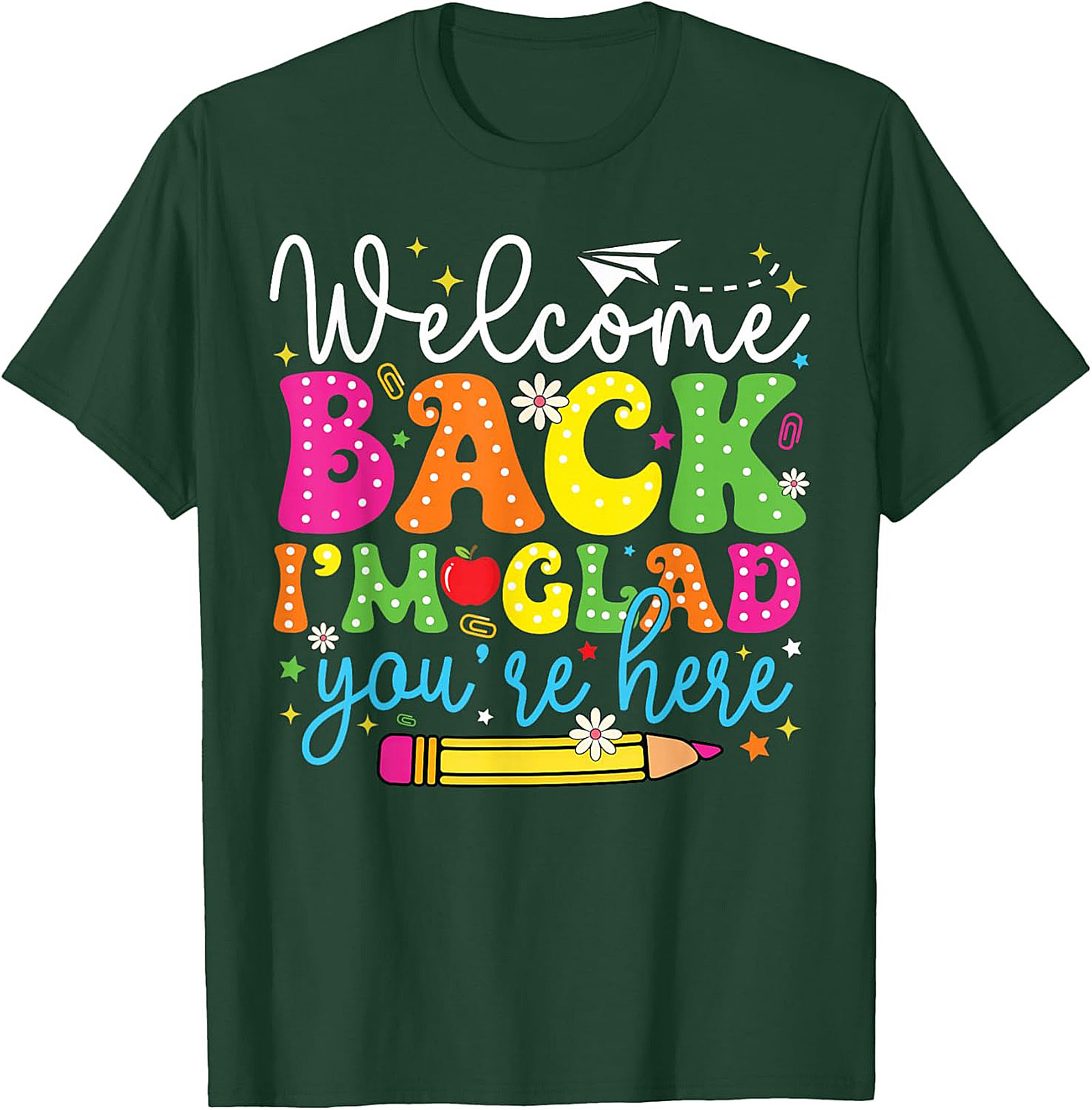 Teacher Welcome Back T-Shirt | Groovy First Day of School Graphic Tee