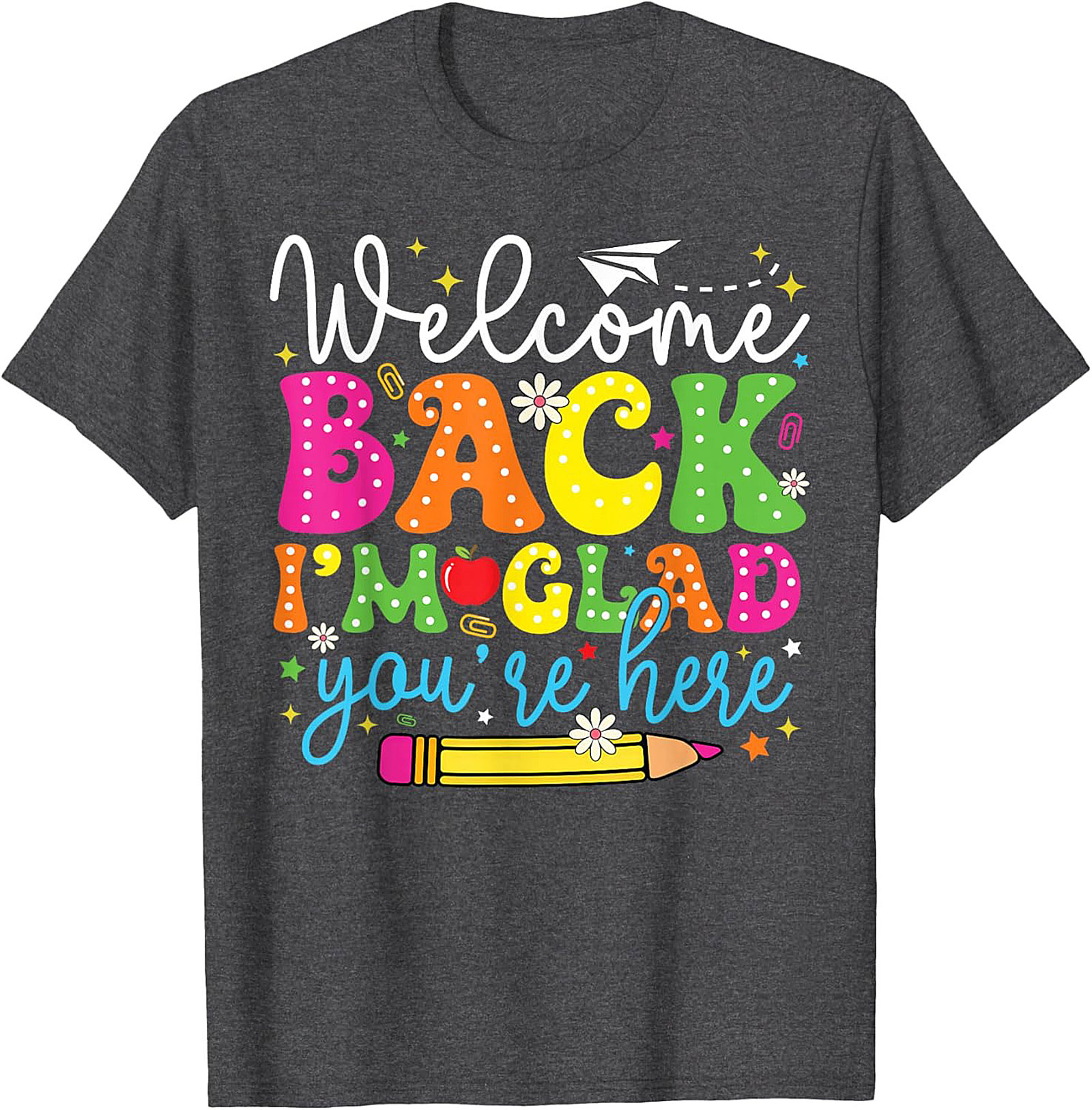 Teacher Welcome Back T-Shirt | Groovy First Day of School Graphic Tee