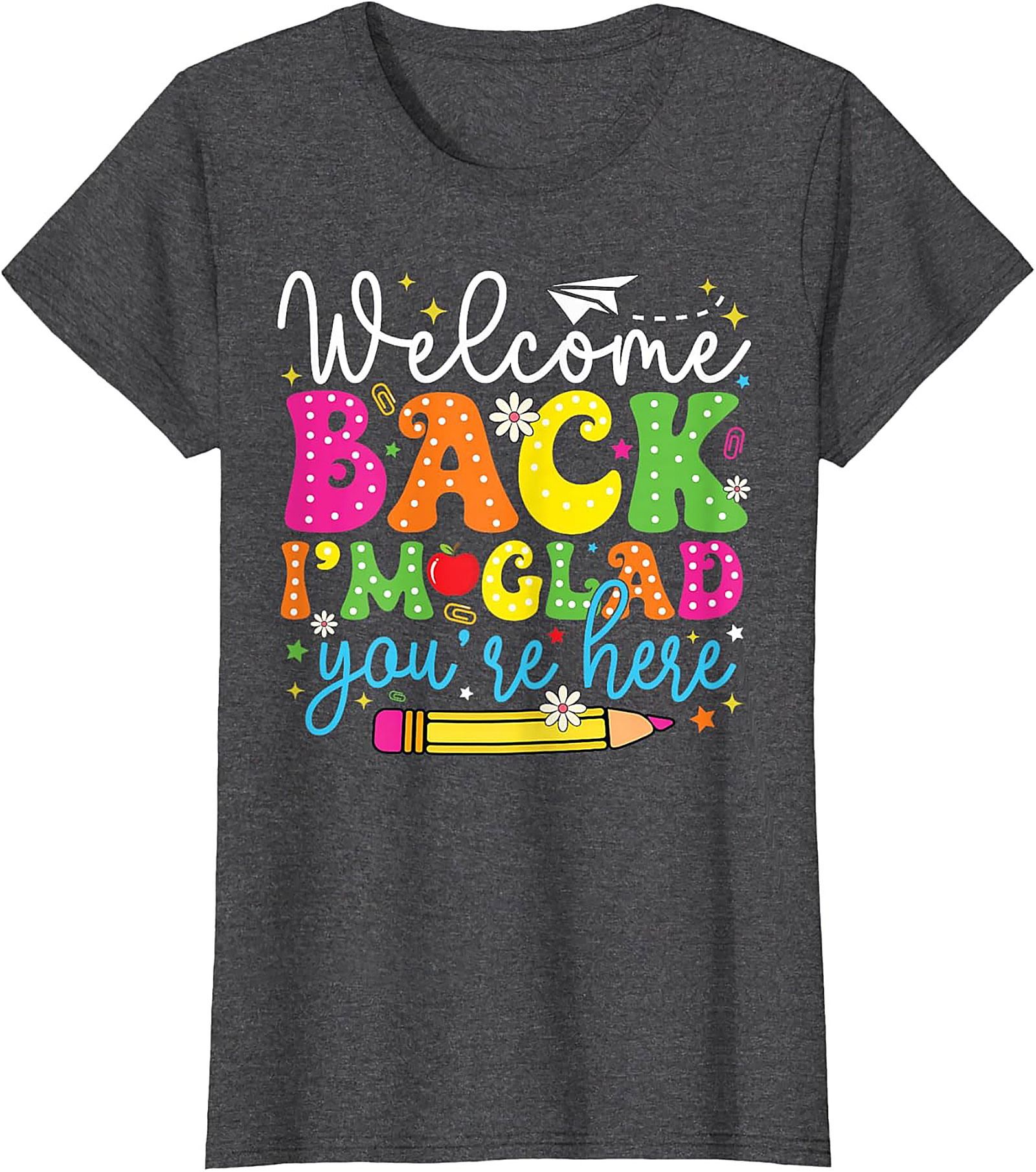 Teacher Welcome Back T-Shirt | Groovy First Day of School Graphic Tee