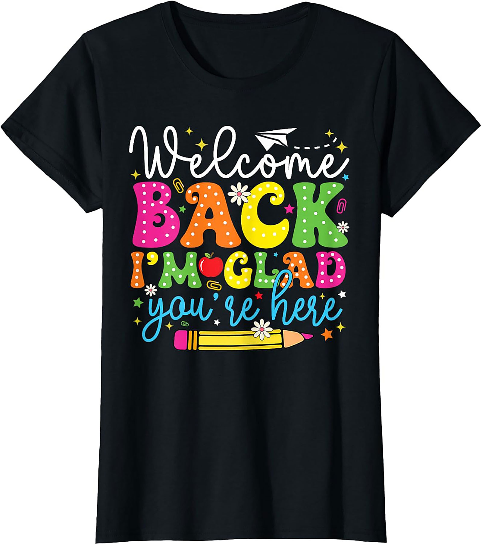 Teacher Welcome Back T-Shirt | Groovy First Day of School Graphic Tee