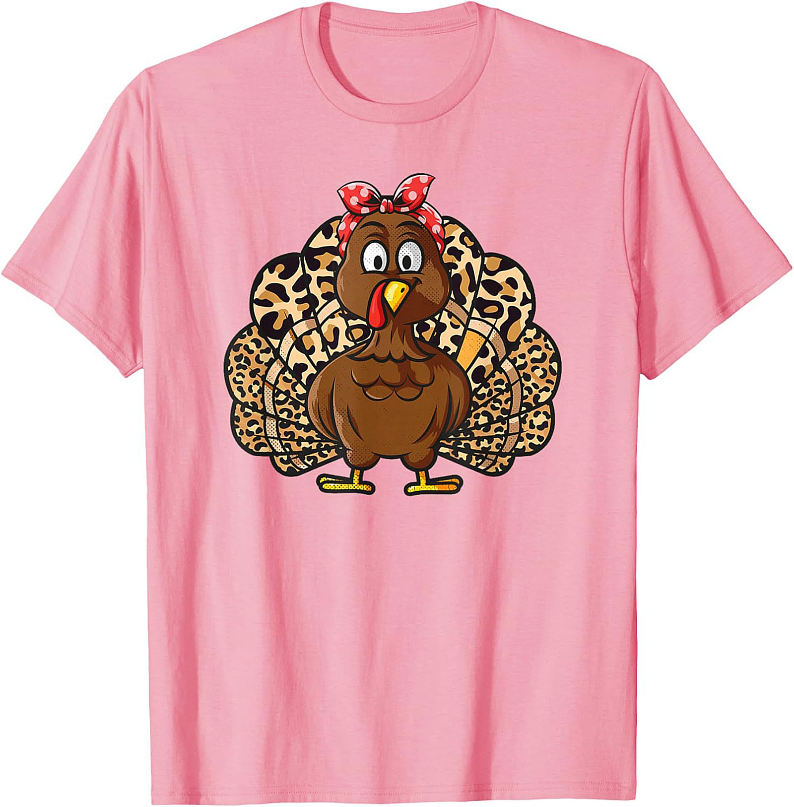  Leopard Print Turkey T-Shirt | Funny Thanksgiving Tee