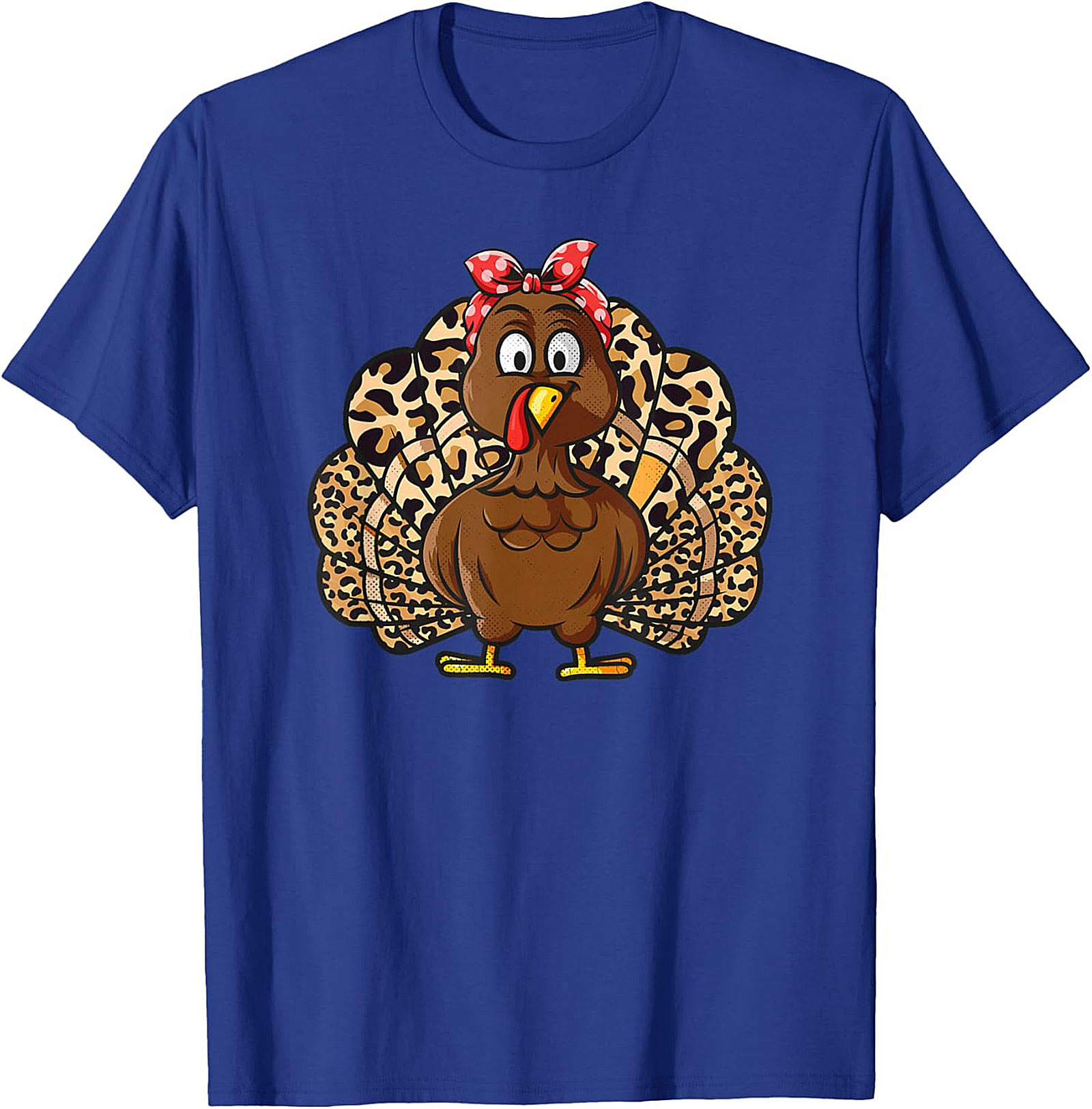  Leopard Print Turkey T-Shirt | Funny Thanksgiving Tee