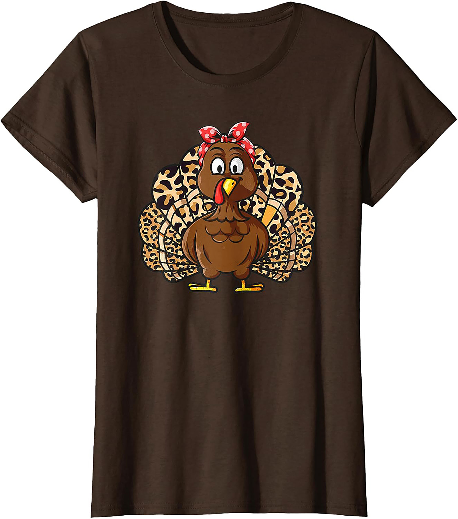  Leopard Print Turkey T-Shirt | Funny Thanksgiving Tee