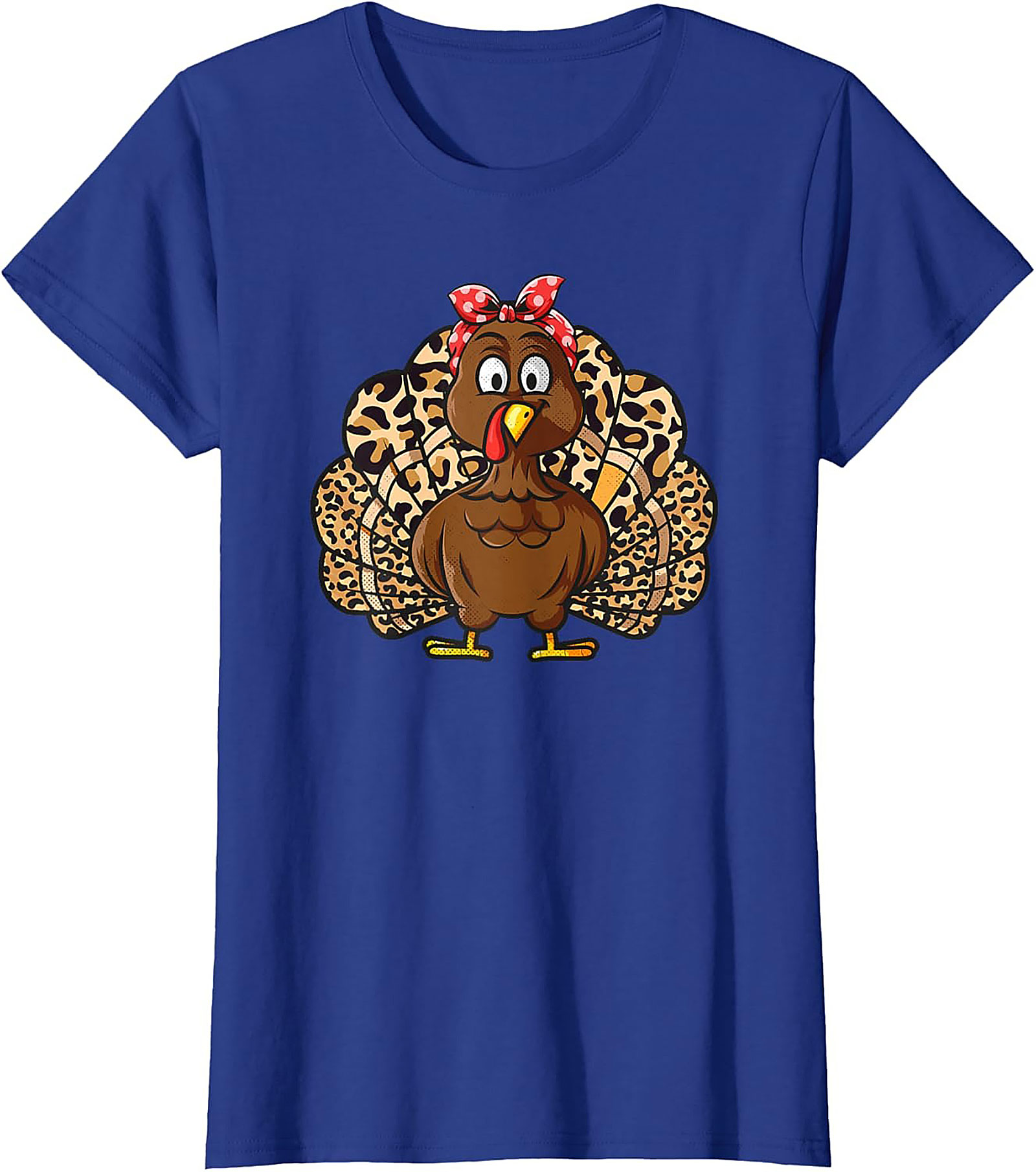  Leopard Print Turkey T-Shirt | Funny Thanksgiving Tee