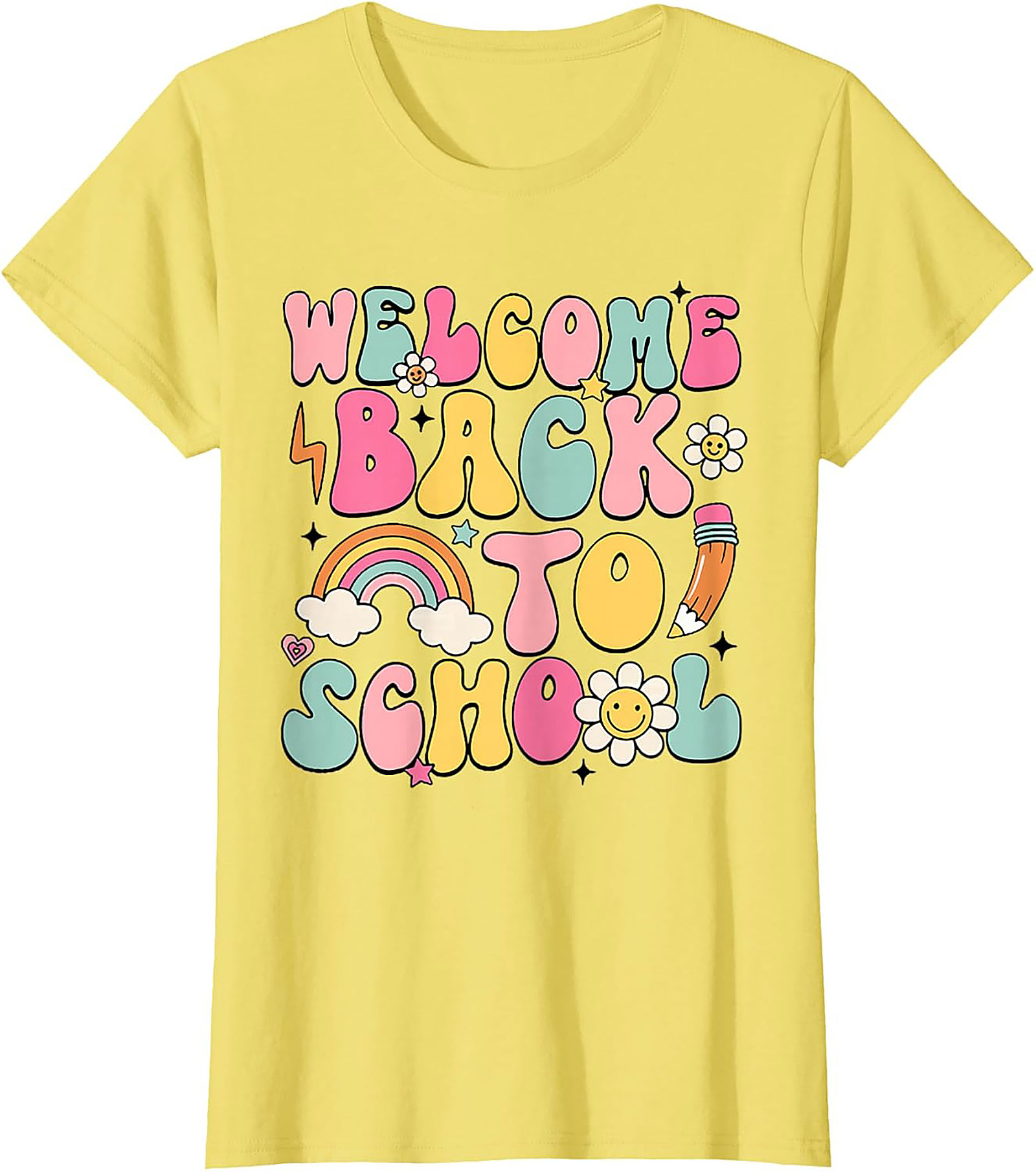Groovy Welcome Back to School T-shirt | Retro Teacher Student Graphic Tee