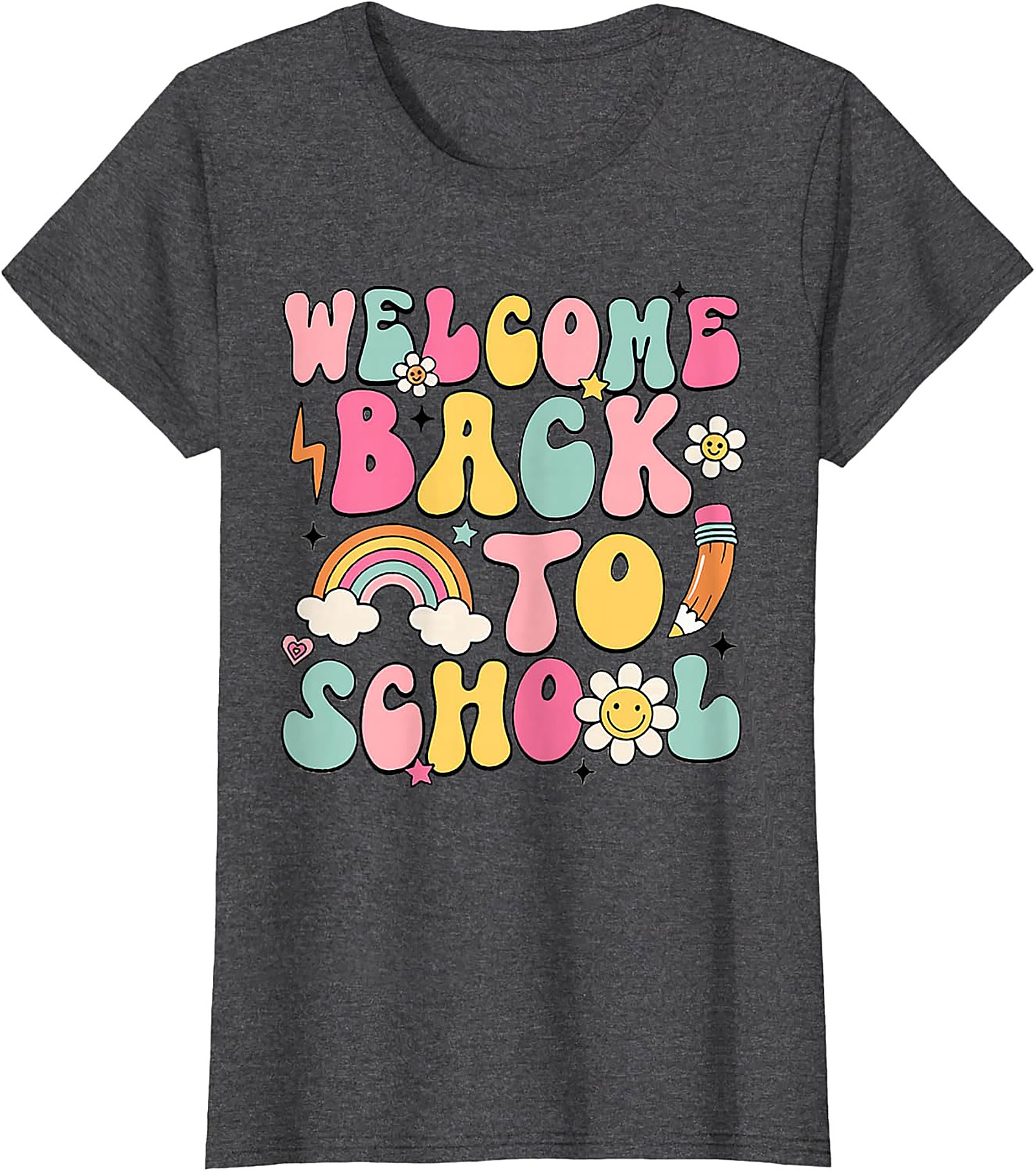 Groovy Welcome Back to School T-shirt | Retro Teacher Student Graphic Tee