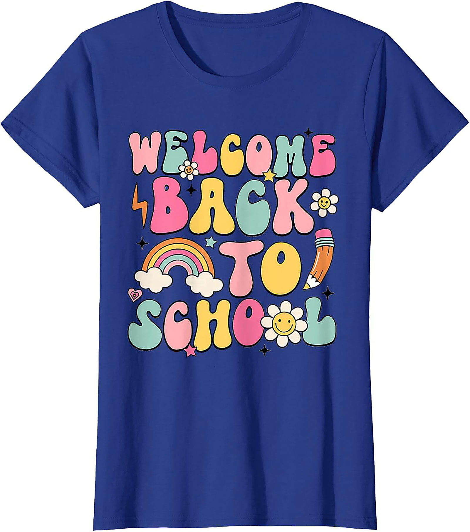 Groovy Welcome Back to School T-shirt | Retro Teacher Student Graphic Tee