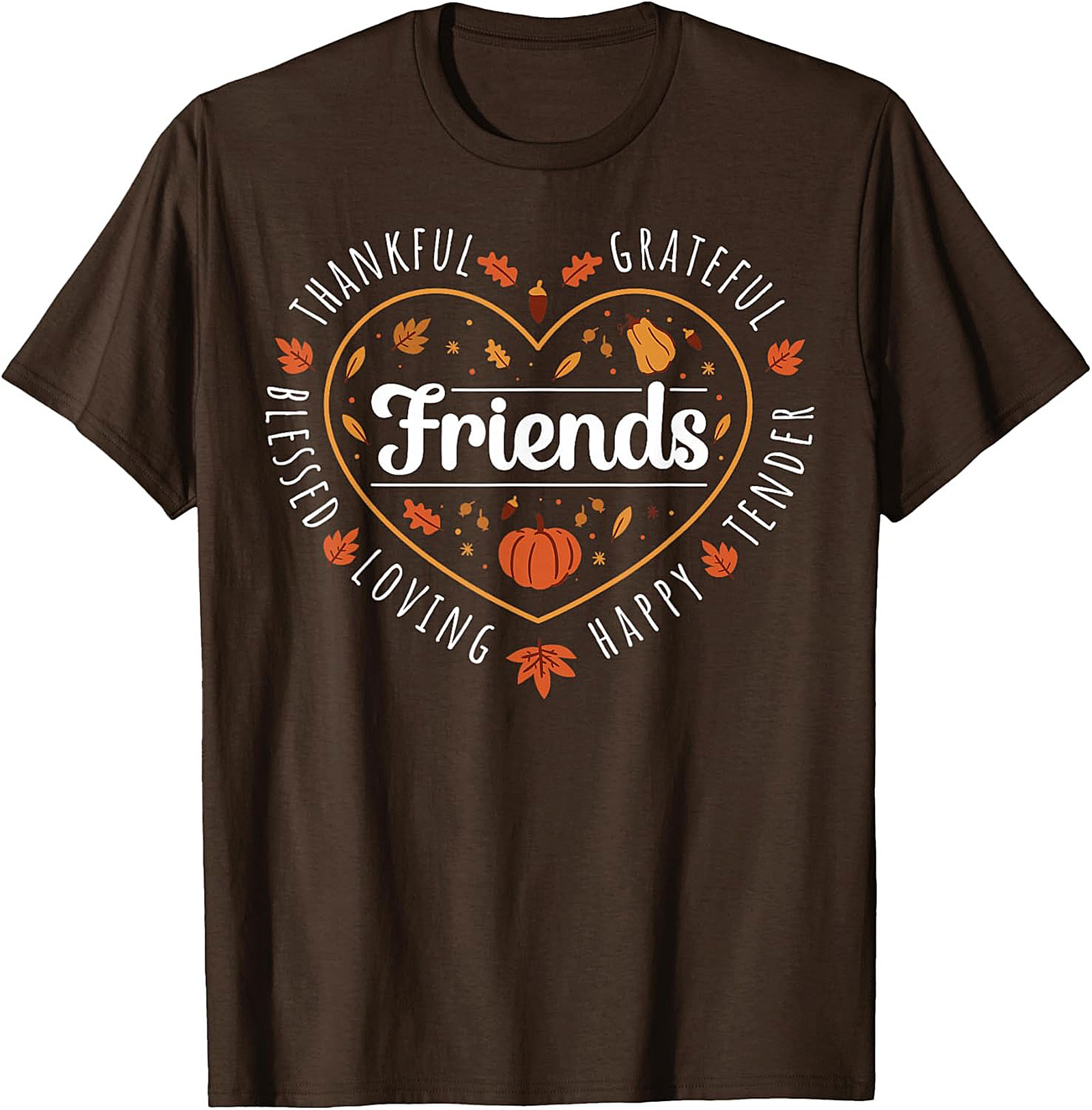 Thanksgiving Friends Graphic Tee | Blessed Grateful Fall Shirt