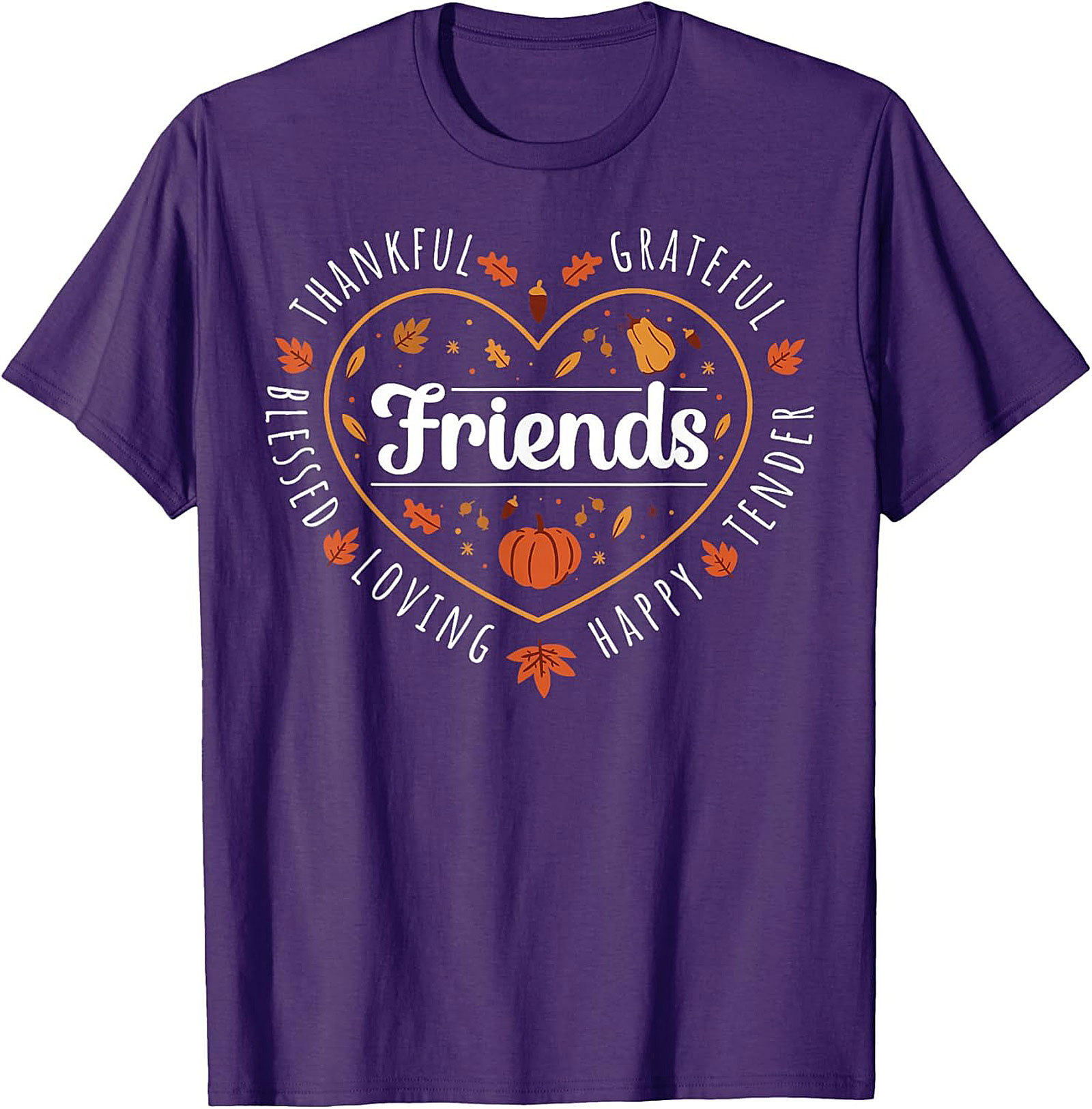 Thanksgiving Friends Graphic Tee | Blessed Grateful Fall Shirt