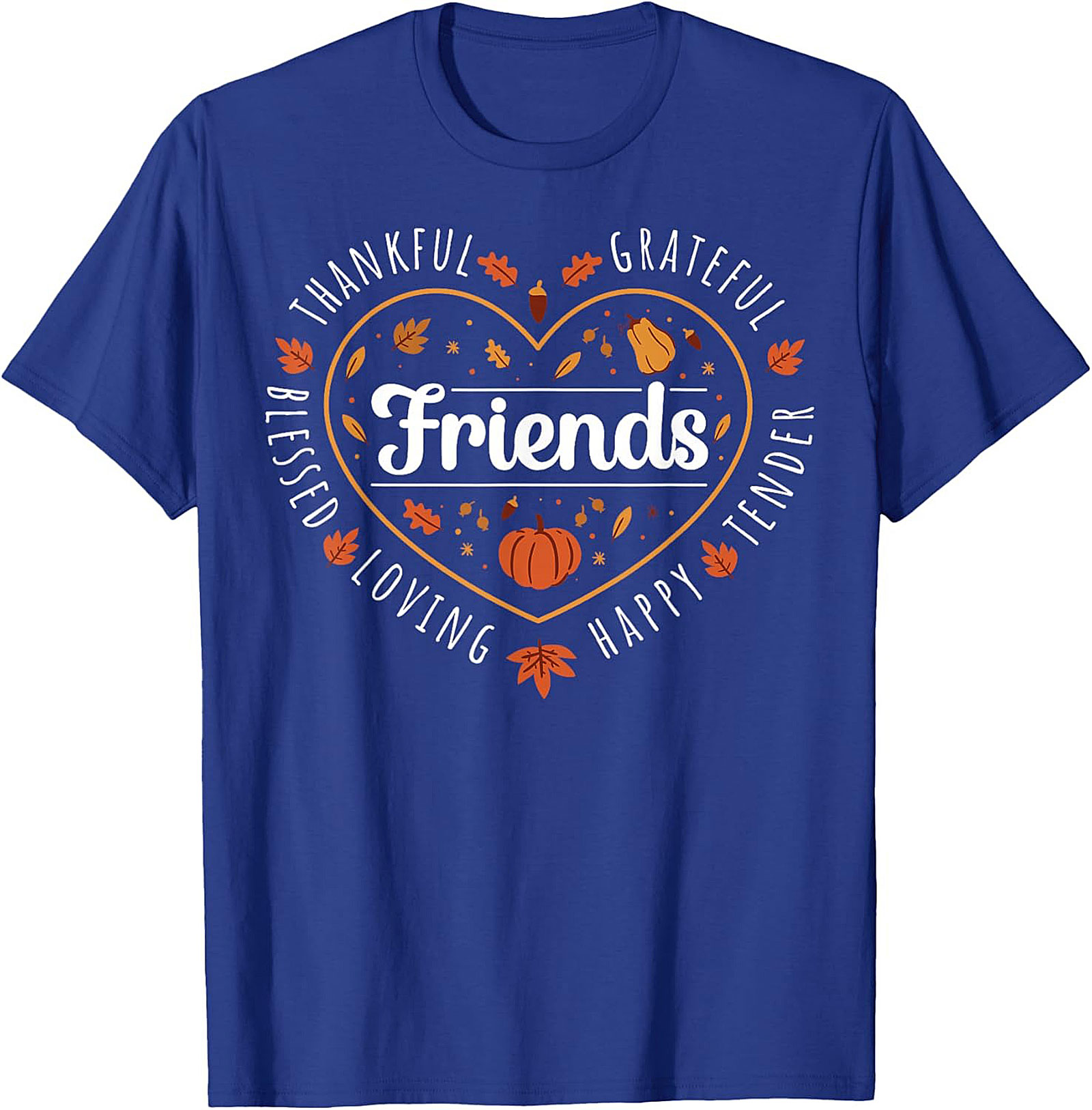 Thanksgiving Friends Graphic Tee | Blessed Grateful Fall Shirt
