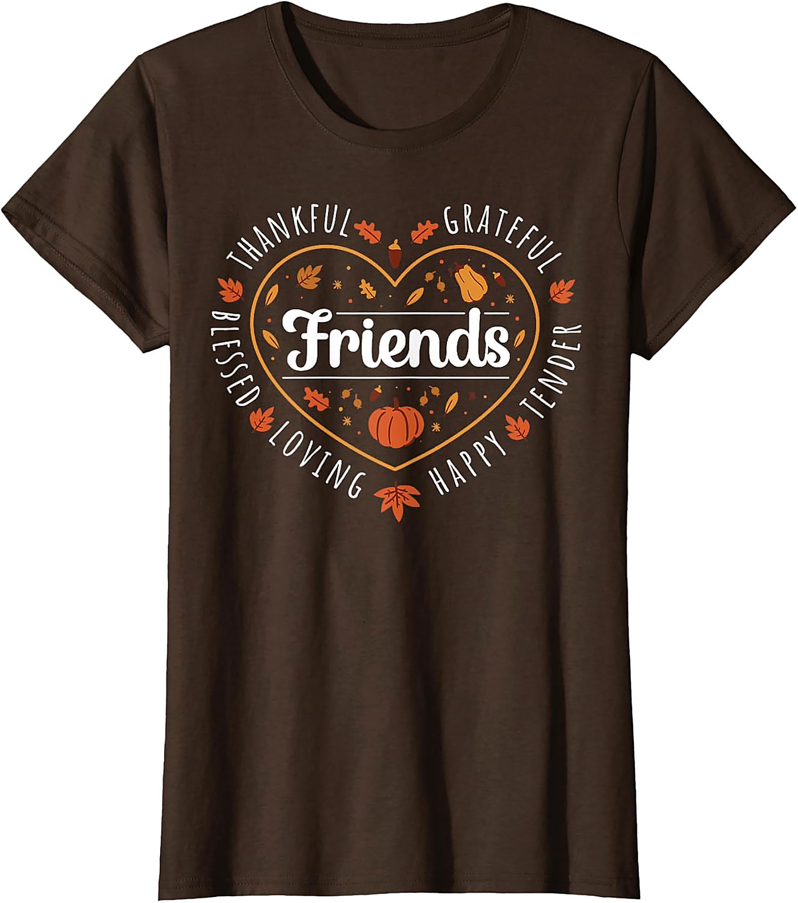 Thanksgiving Friends Graphic Tee | Blessed Grateful Fall Shirt