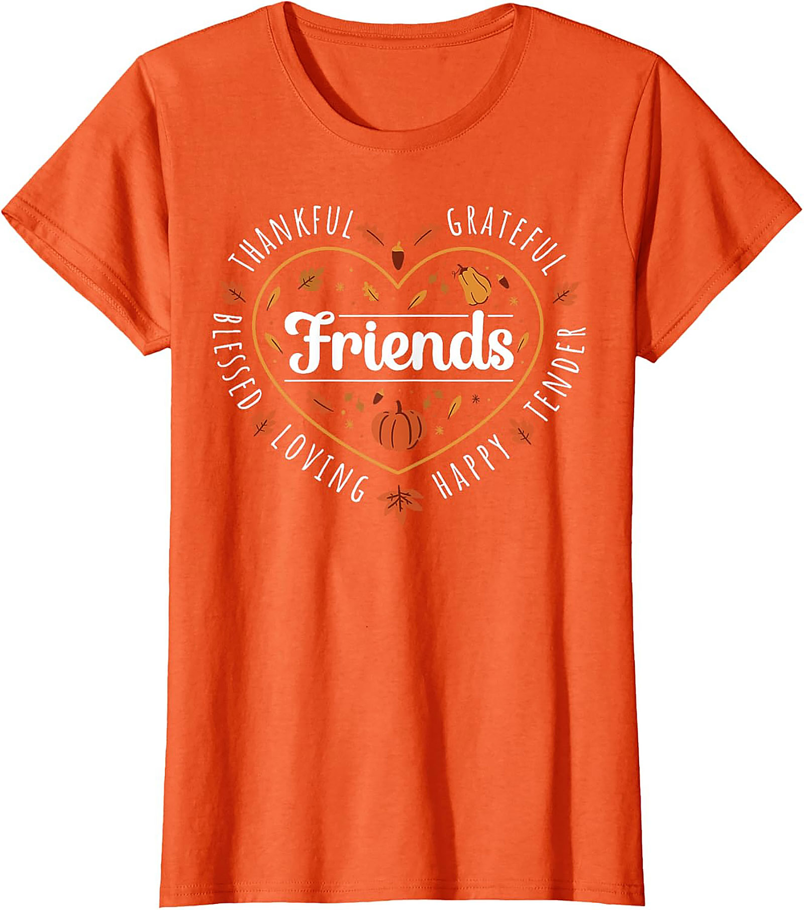 Thanksgiving Friends Graphic Tee | Blessed Grateful Fall Shirt