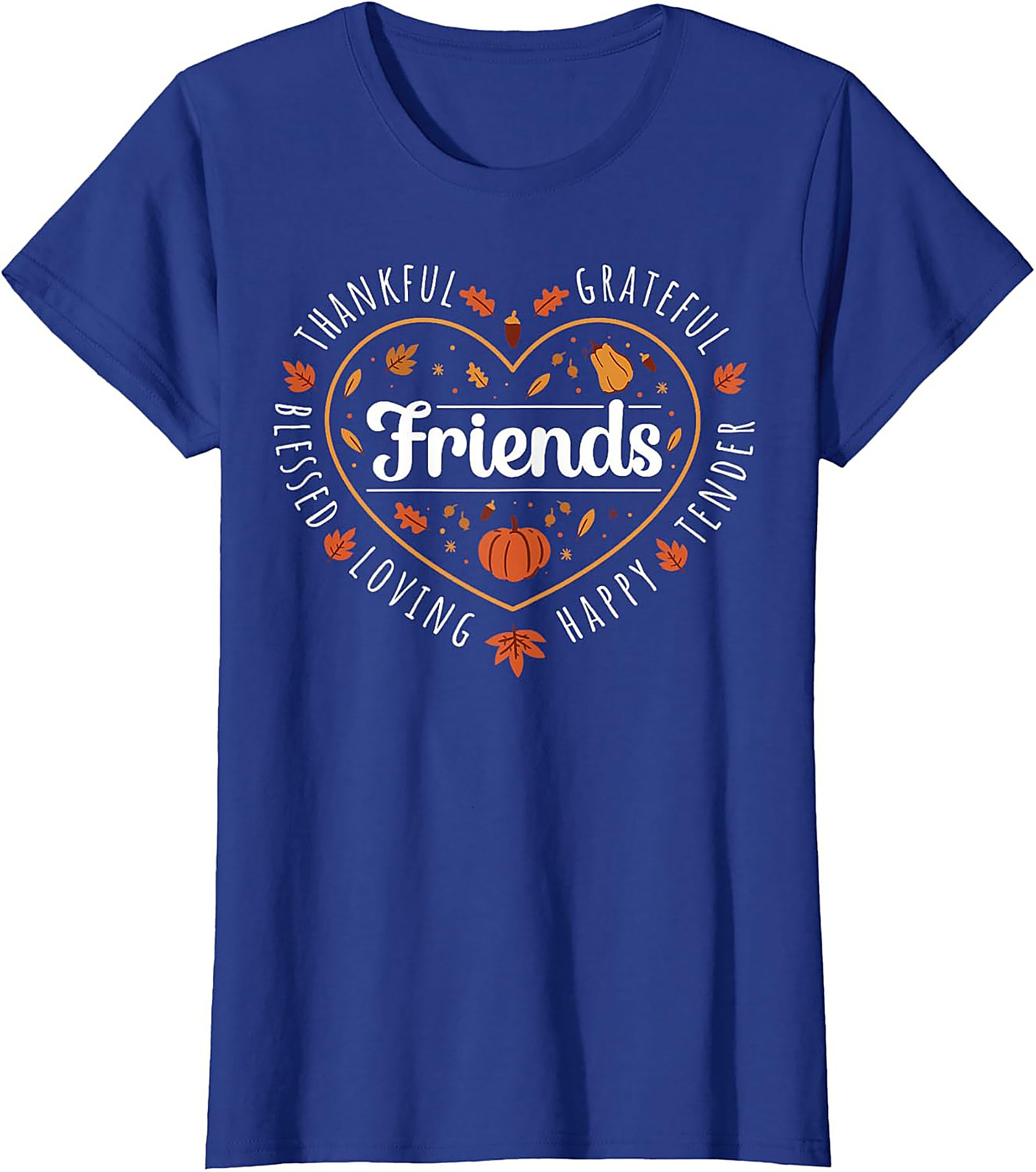 Thanksgiving Friends Graphic Tee | Blessed Grateful Fall Shirt